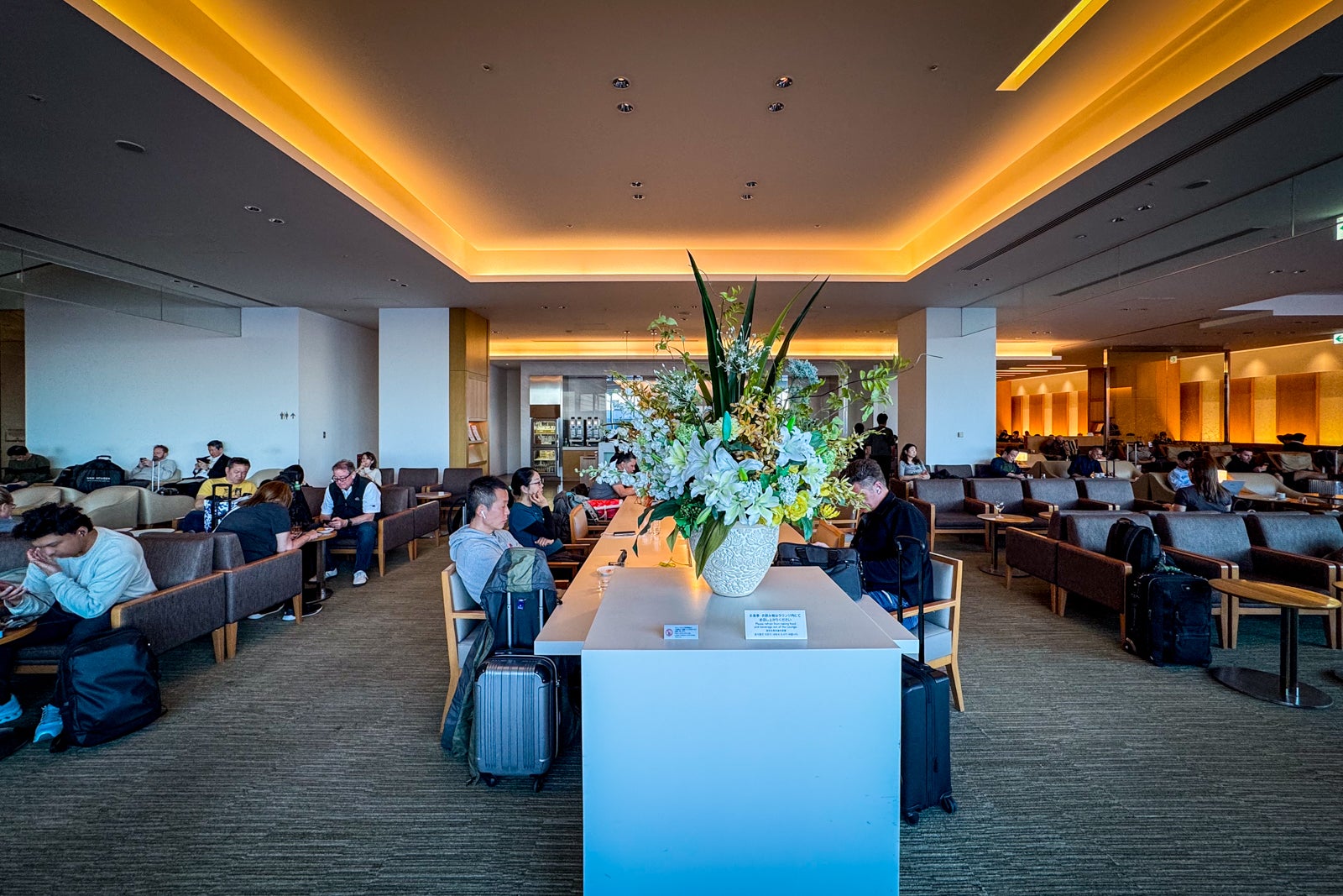 lounge at Narita