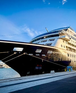 Azamara Journey docked in Spain