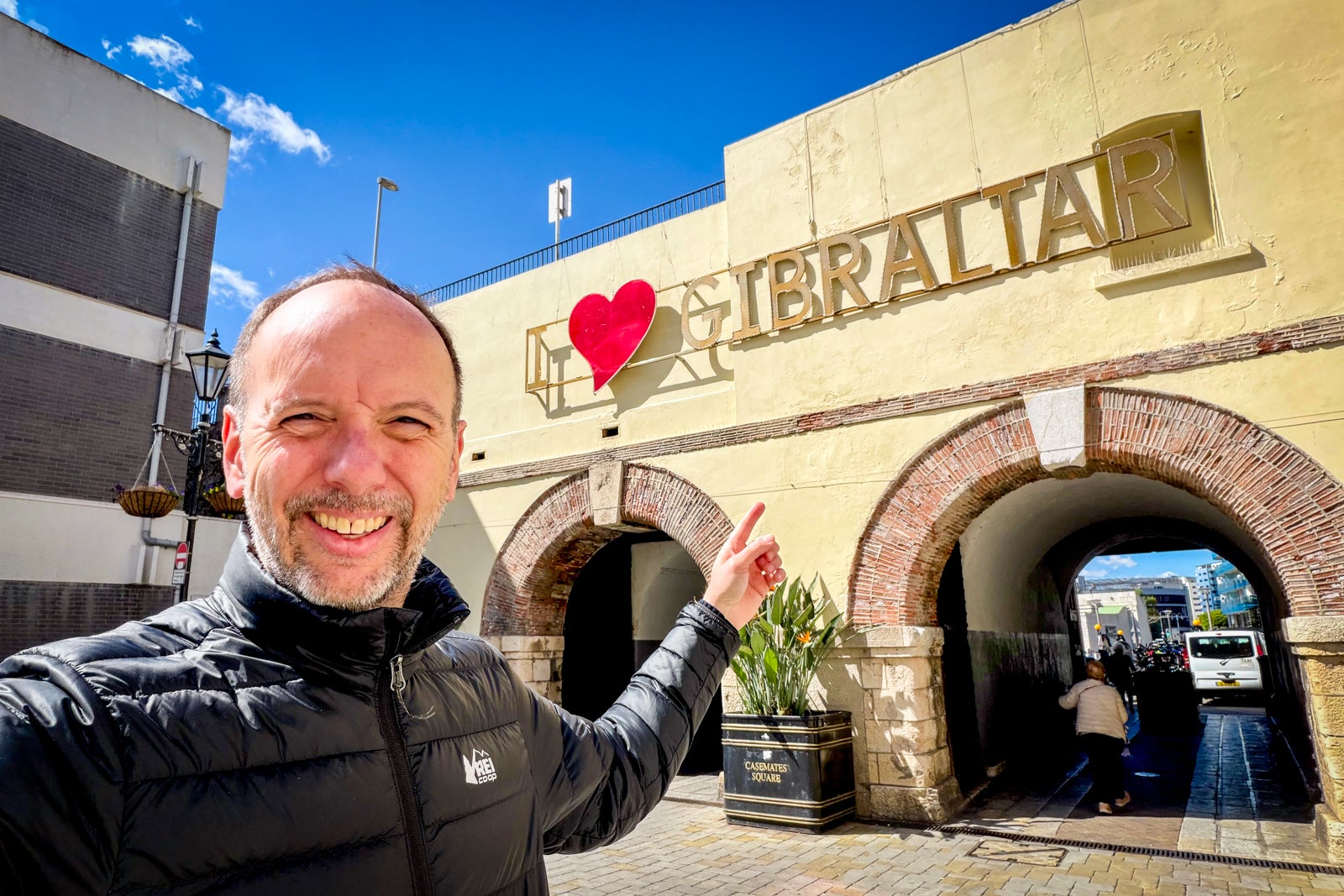 TPG's Gene Sloan touring Gibraltar.