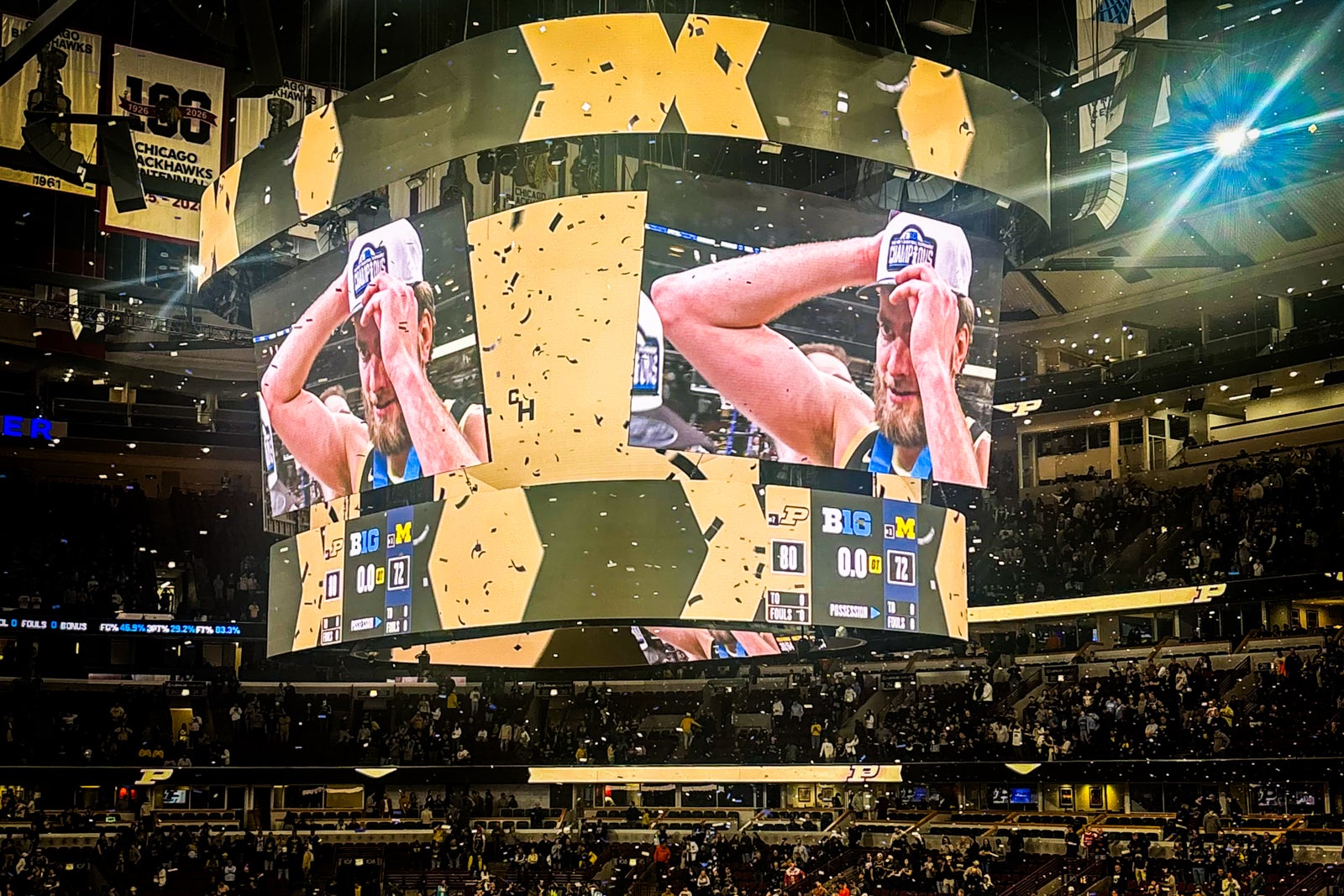 Winning team at the Big Ten tournament