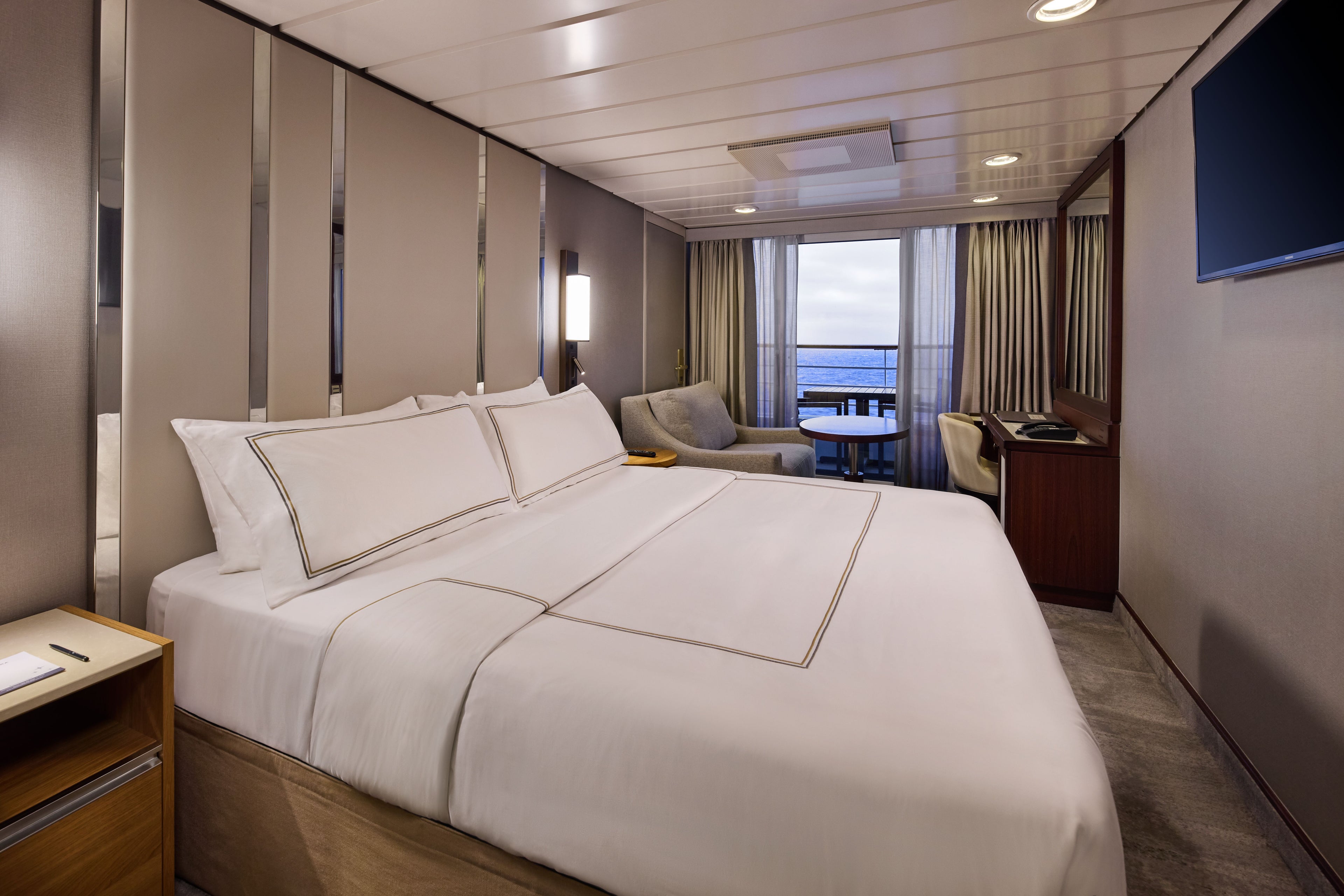 A veranda stateroom on Azamara Journey