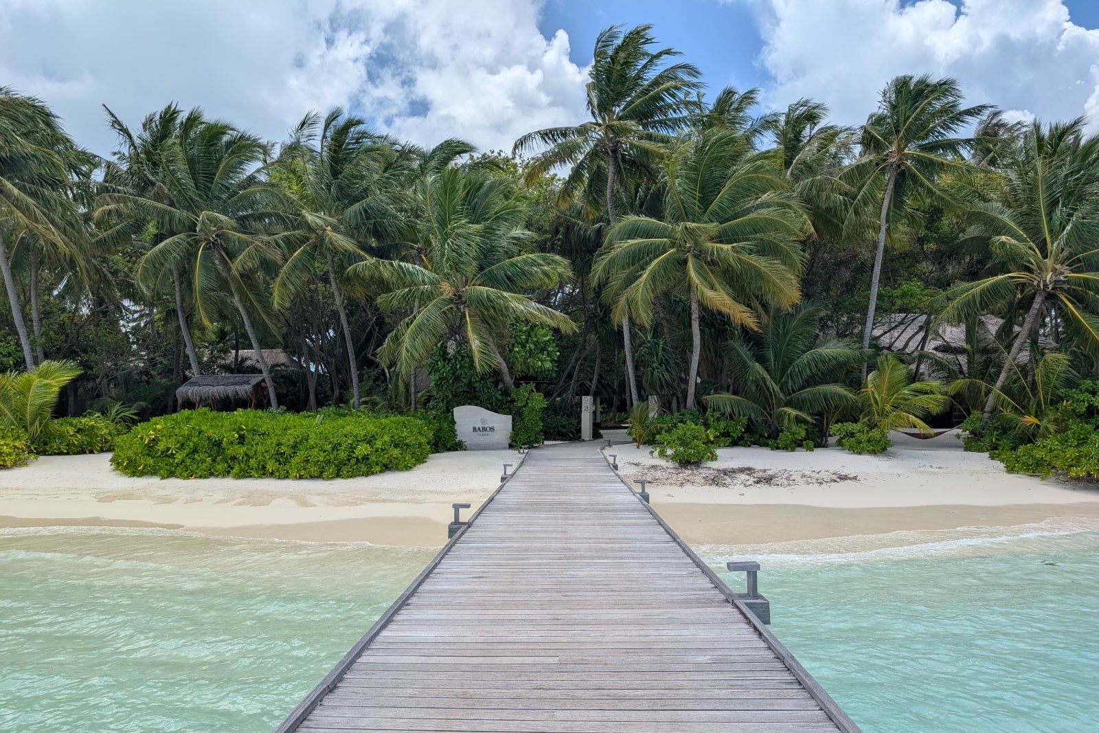 Entrance to Baros Maldives