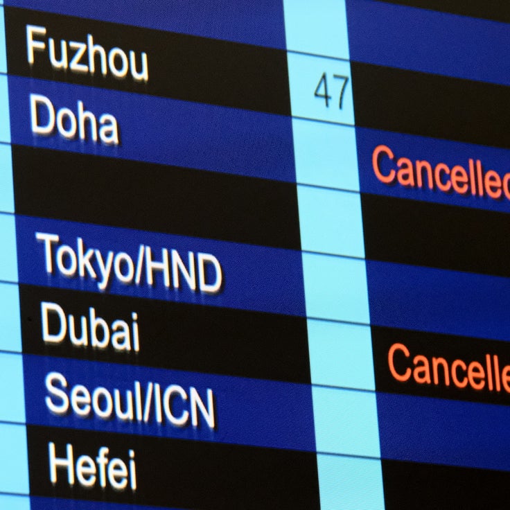What to do if your flight from — or through — the Middle East is affected this week