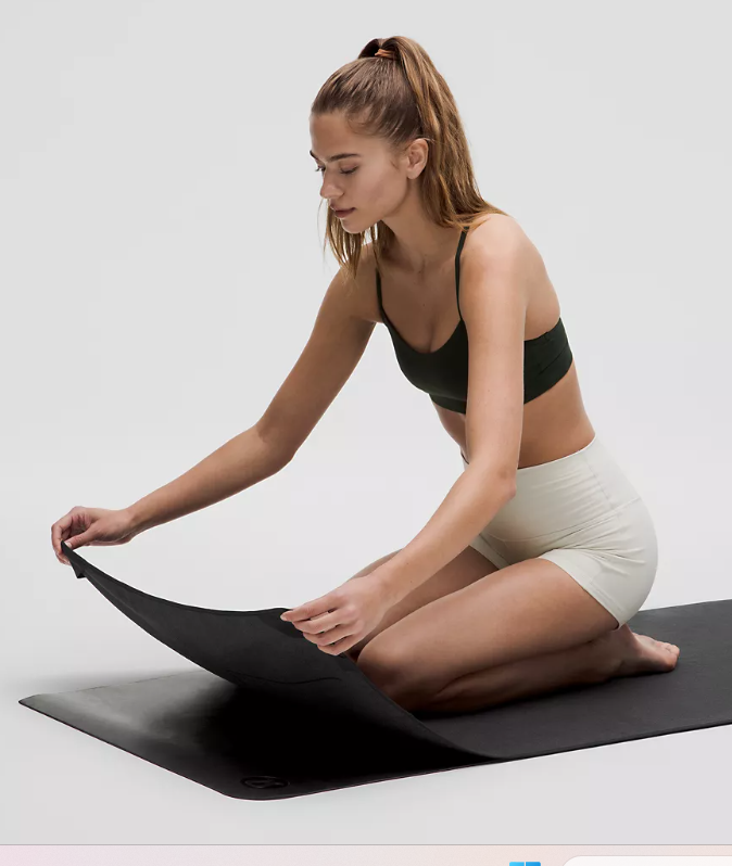 Yoga mat towel with grip Lululemon