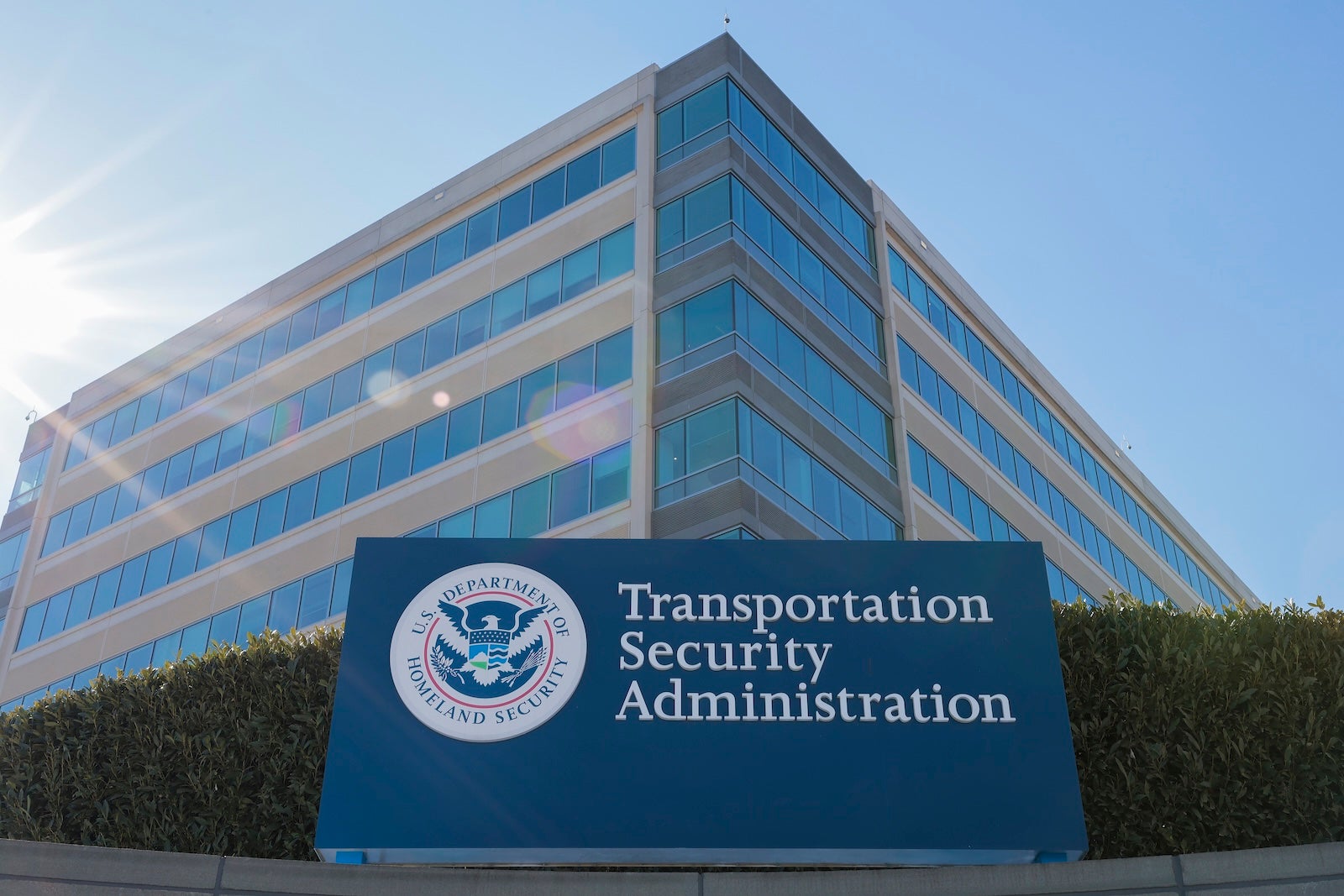 the Transportation Security Administration building in Springfield, Virginia