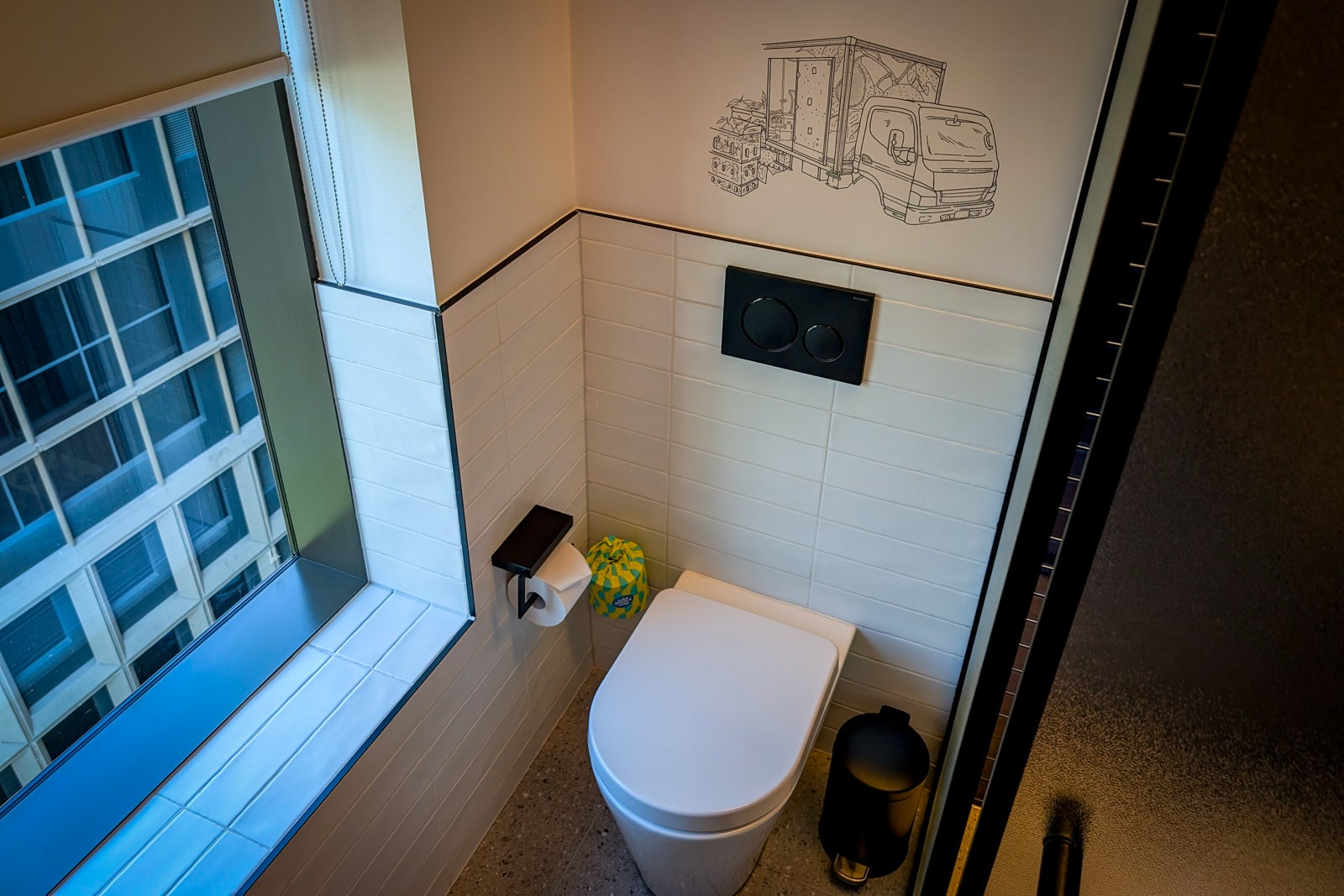 King premium room bathroom at Caption by Hyatt Central Sydney