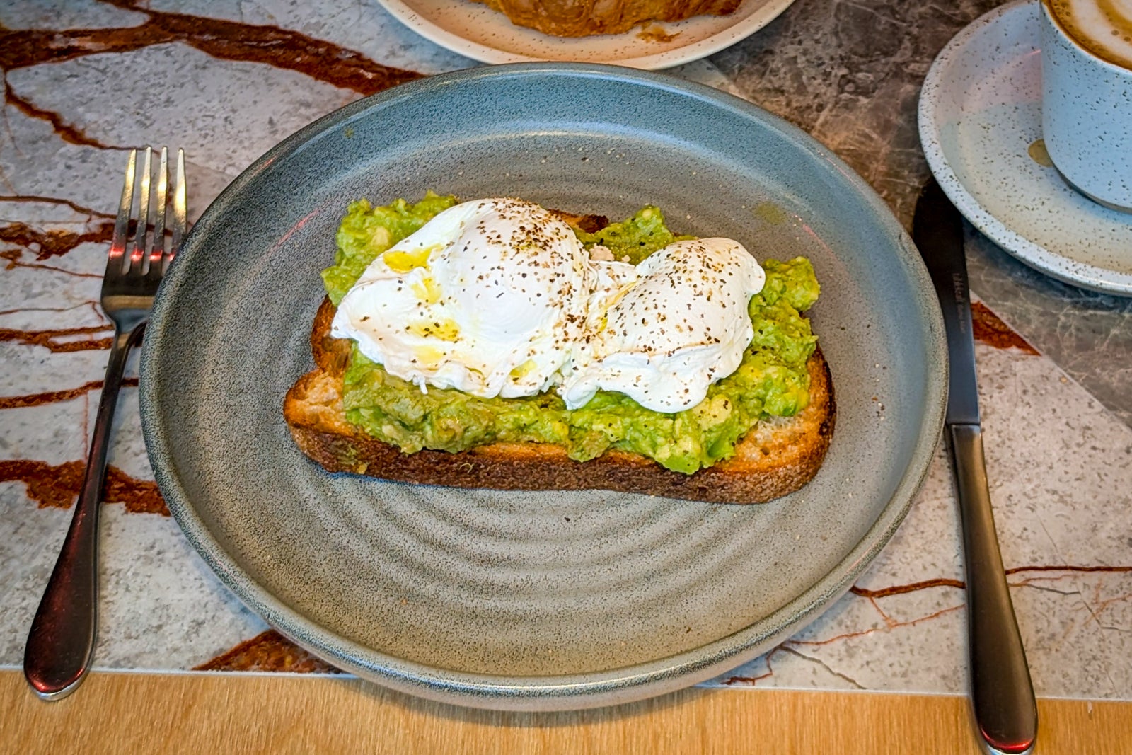 Crushed Avo at Caption by Hyatt Central Sydney