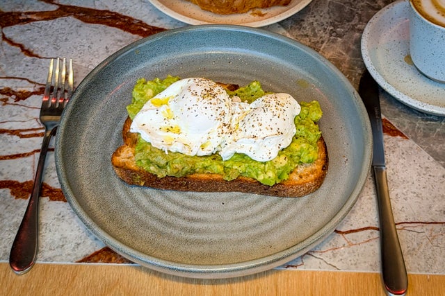Crushed Avo at Caption by Hyatt Central Sydney