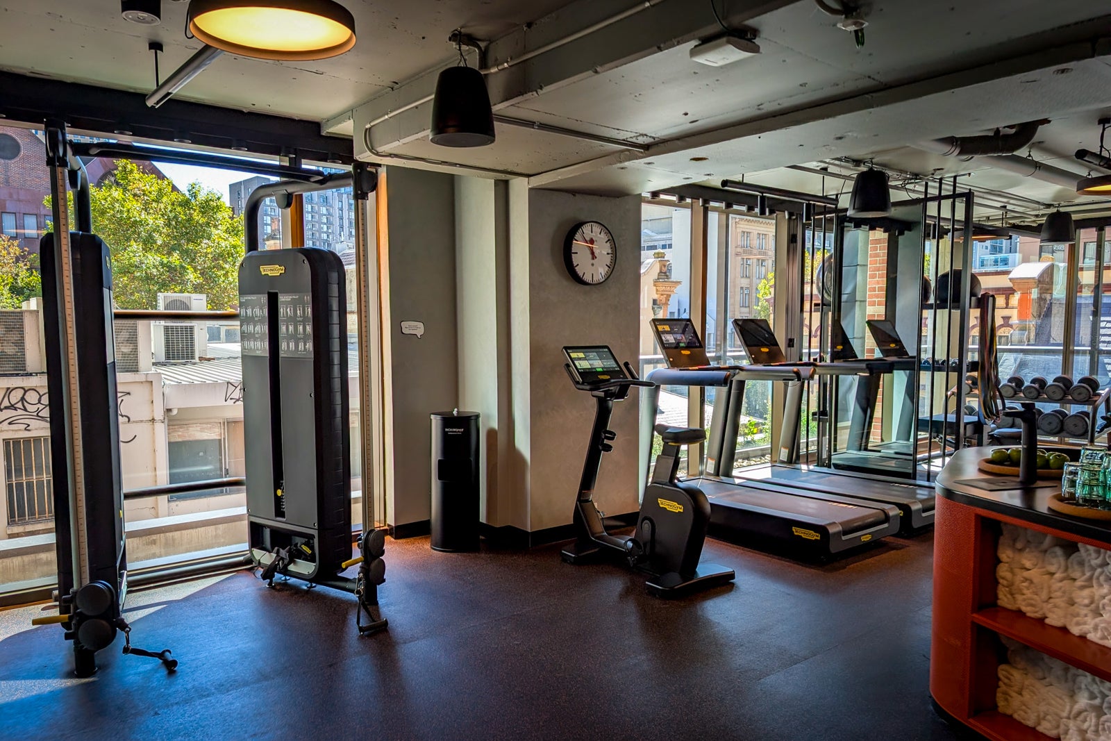 Gym at Caption by Hyatt Central Sydney