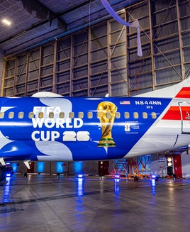 The inside story behind American Airlines' FIFA World Cup airplane