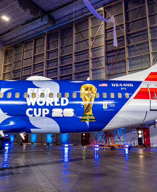 The inside story behind American Airlines' FIFA World Cup airplane