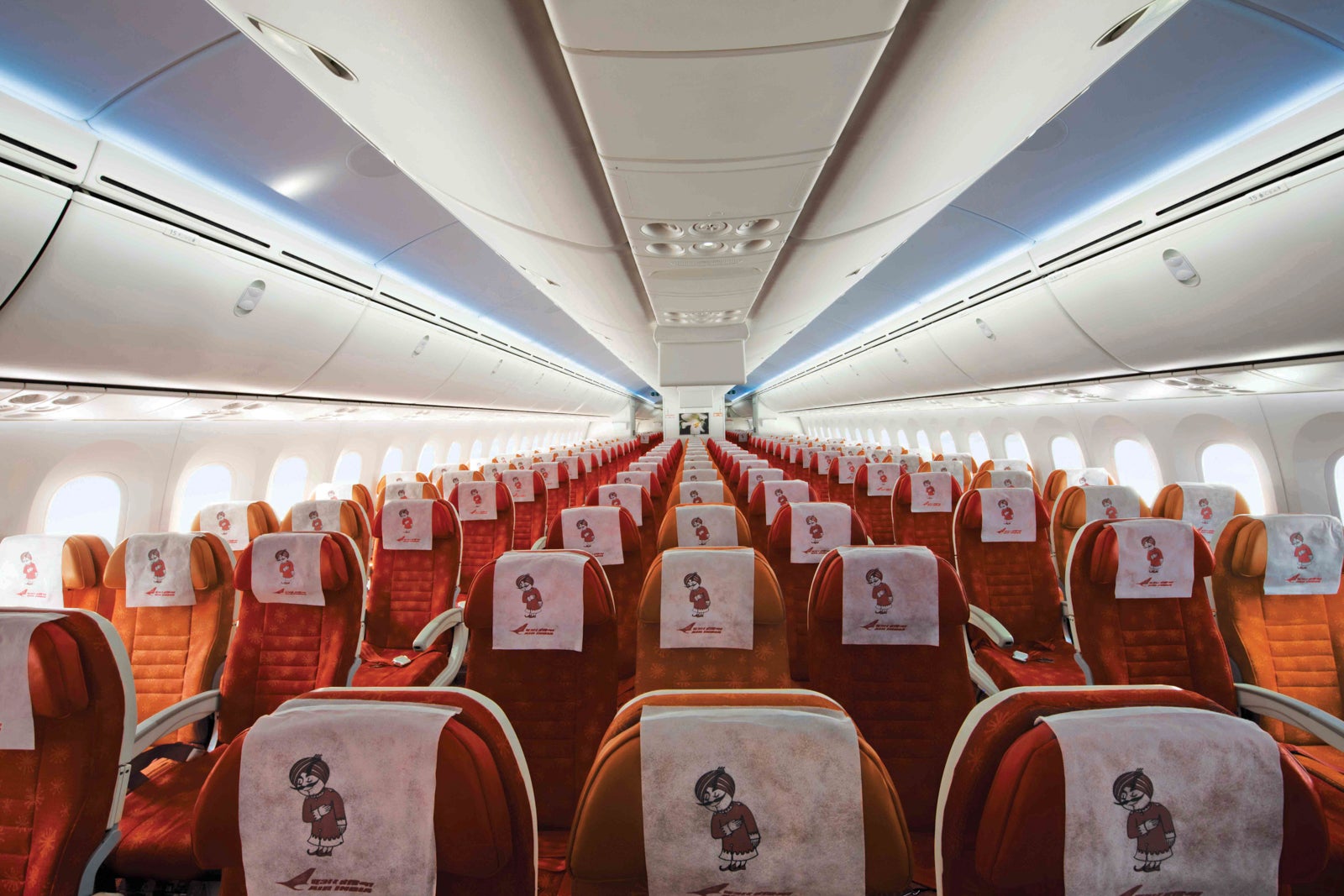 Air India 787-8 economy seats