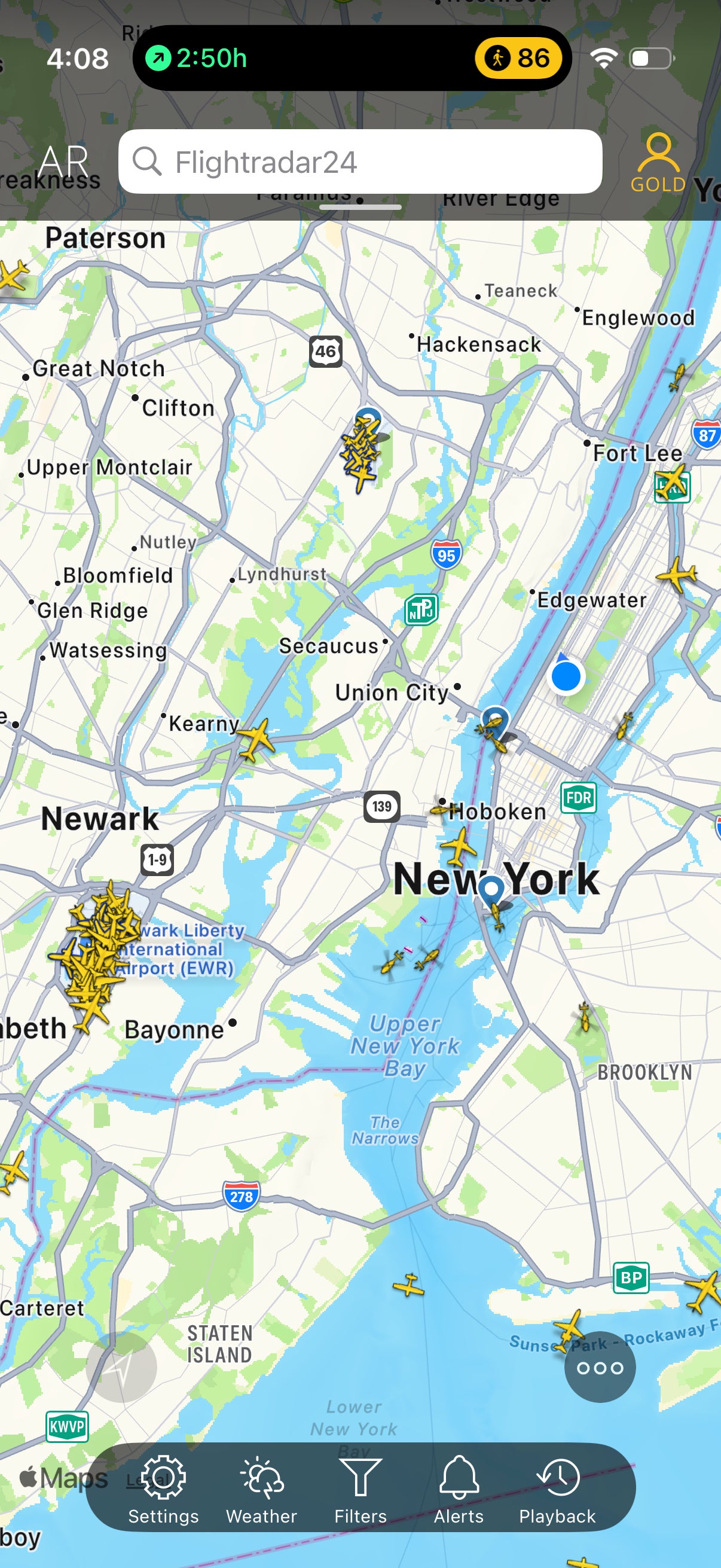 FlightRadar24 live map. FLIGHTRADAR24