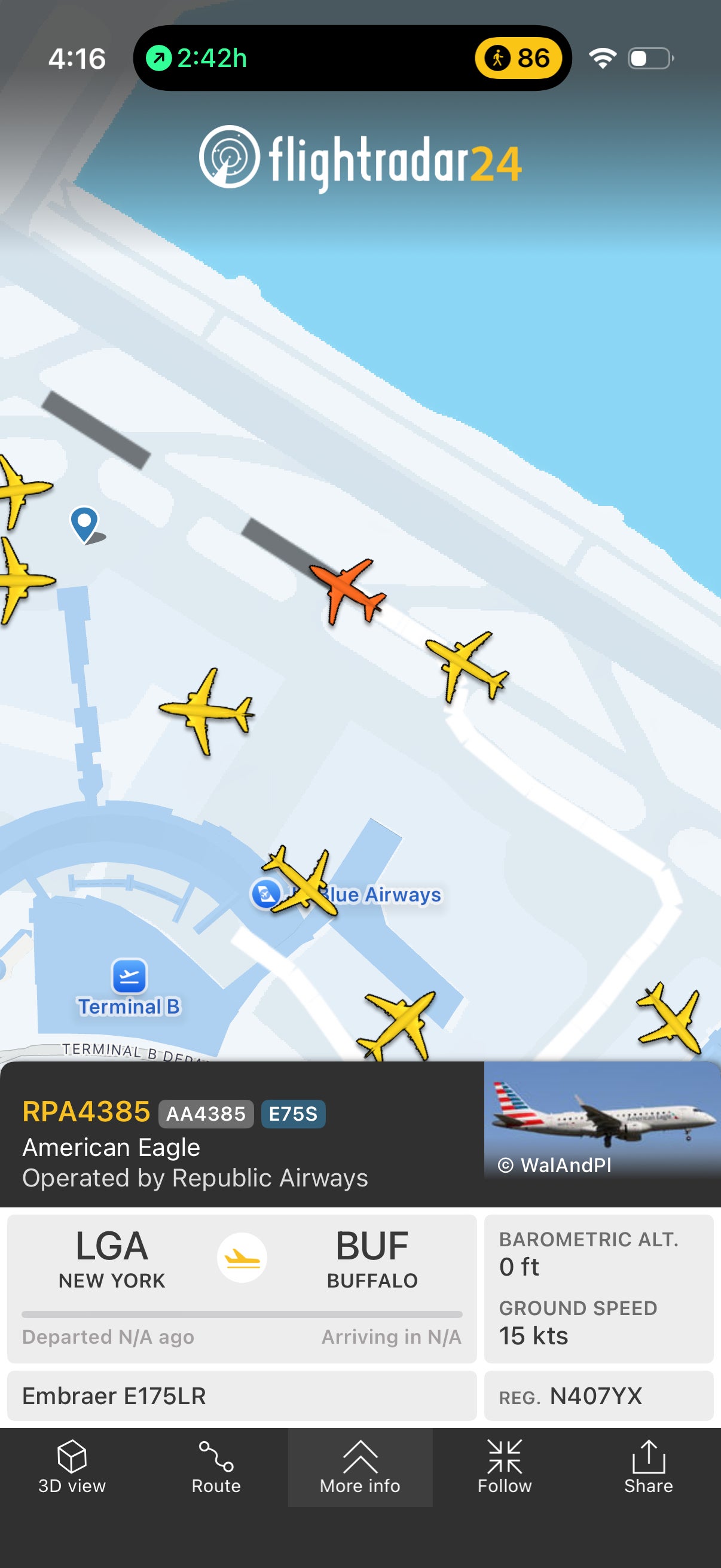 FlightRadar24 live plane informaiton. FLIGHTRADAR24
