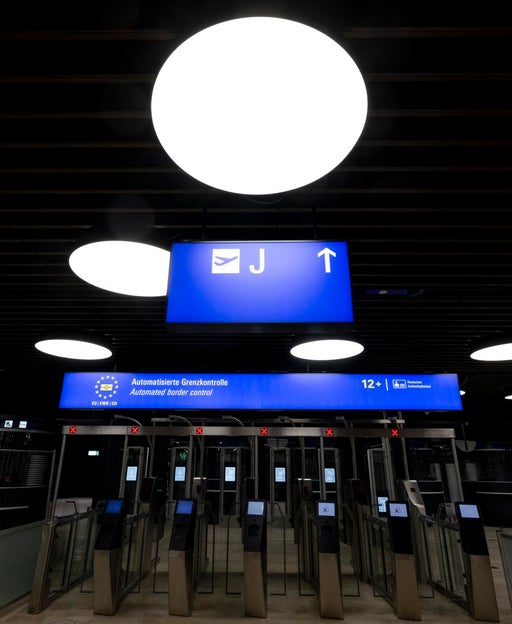 Test operation Terminal 3 Frankfurt Airport