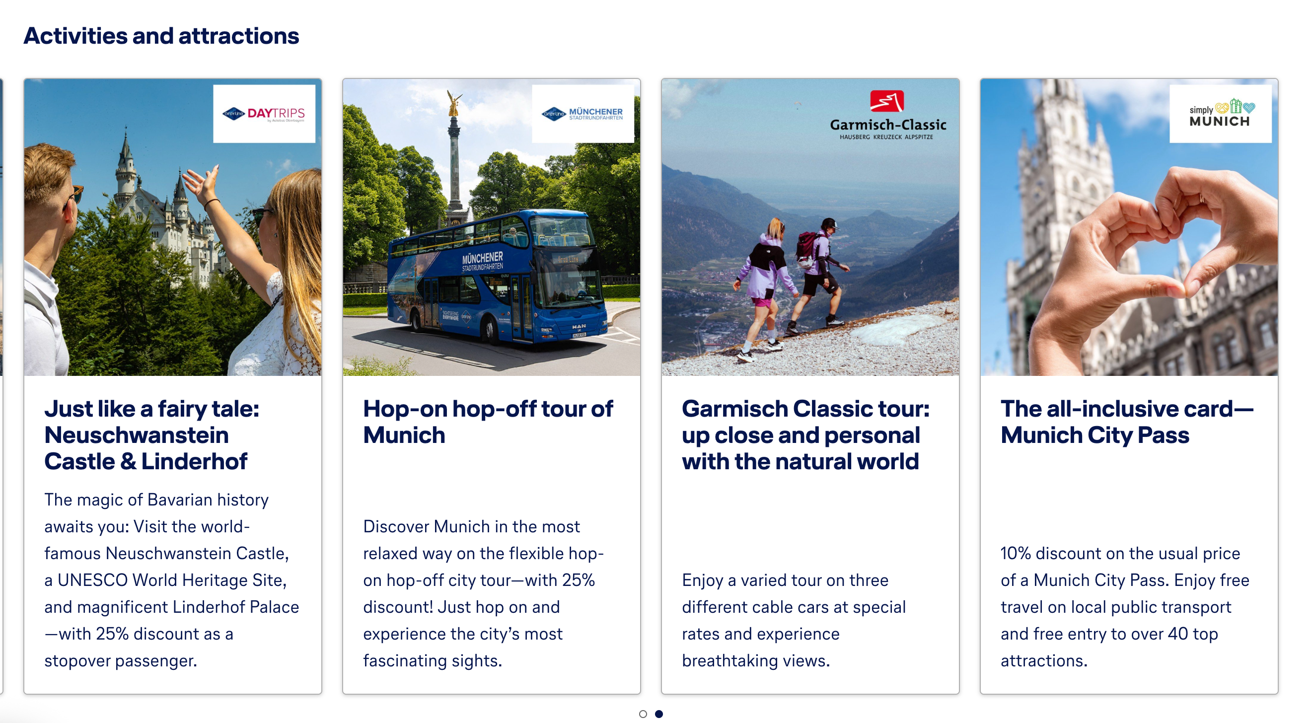 lufthansa booking page