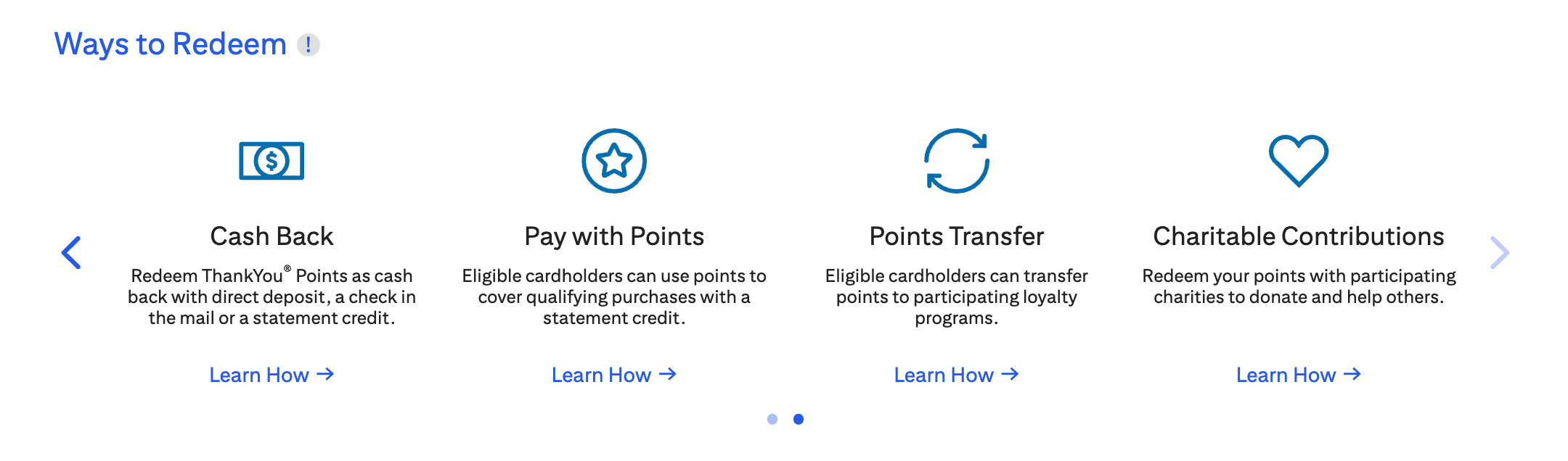 Citi ThankYou Rewards screenshot