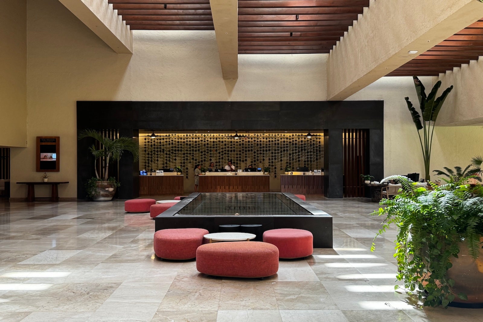 Westin Playa Vallarta sunlit lobby