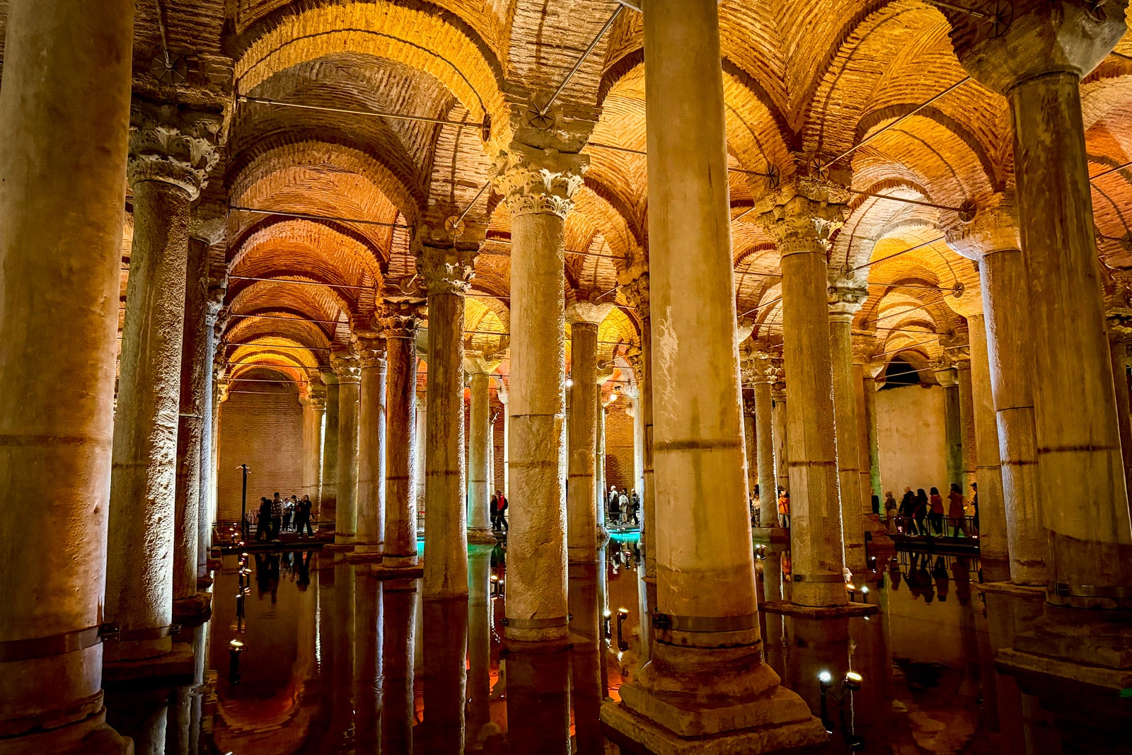 The Basilica Cisterns in Istanbul.