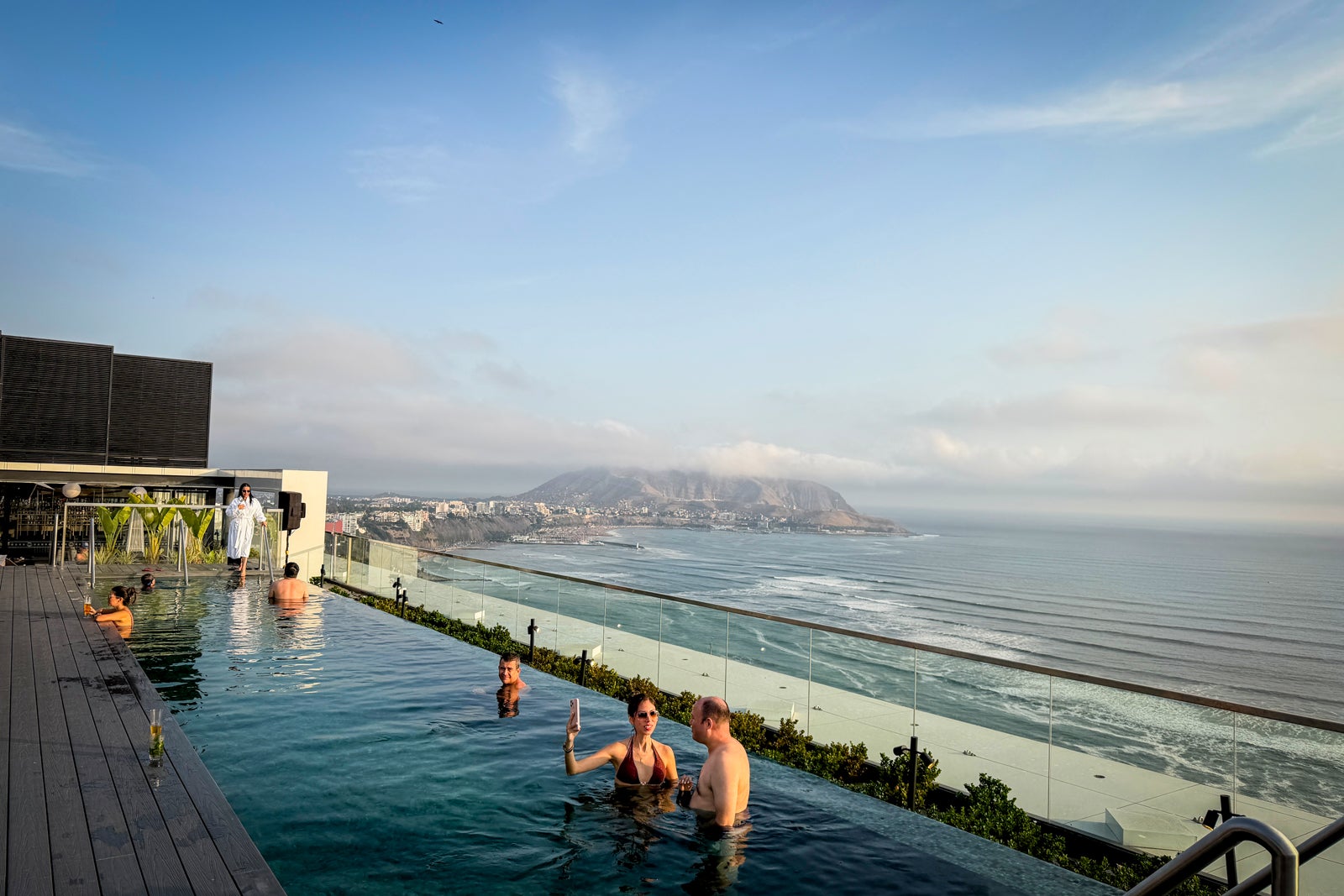 Rooftop pool at InterContinental Real Lima Miraflores in Peru
