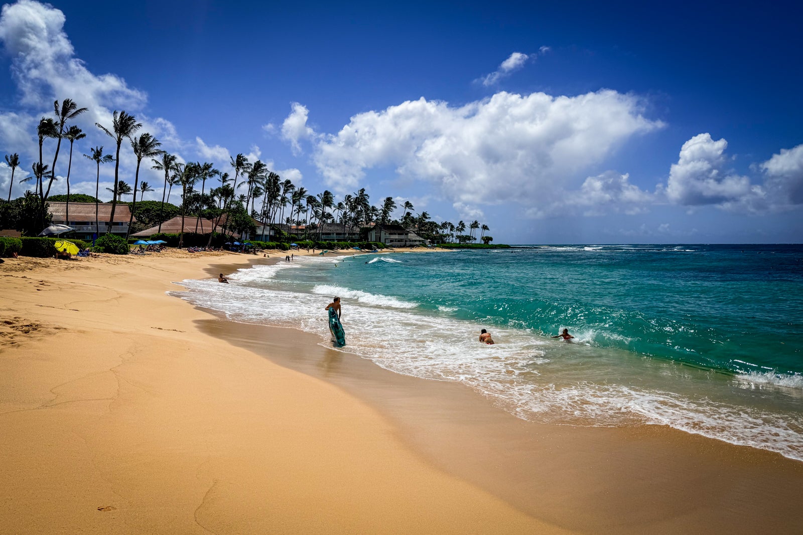 Poipu Beach on Kauai.