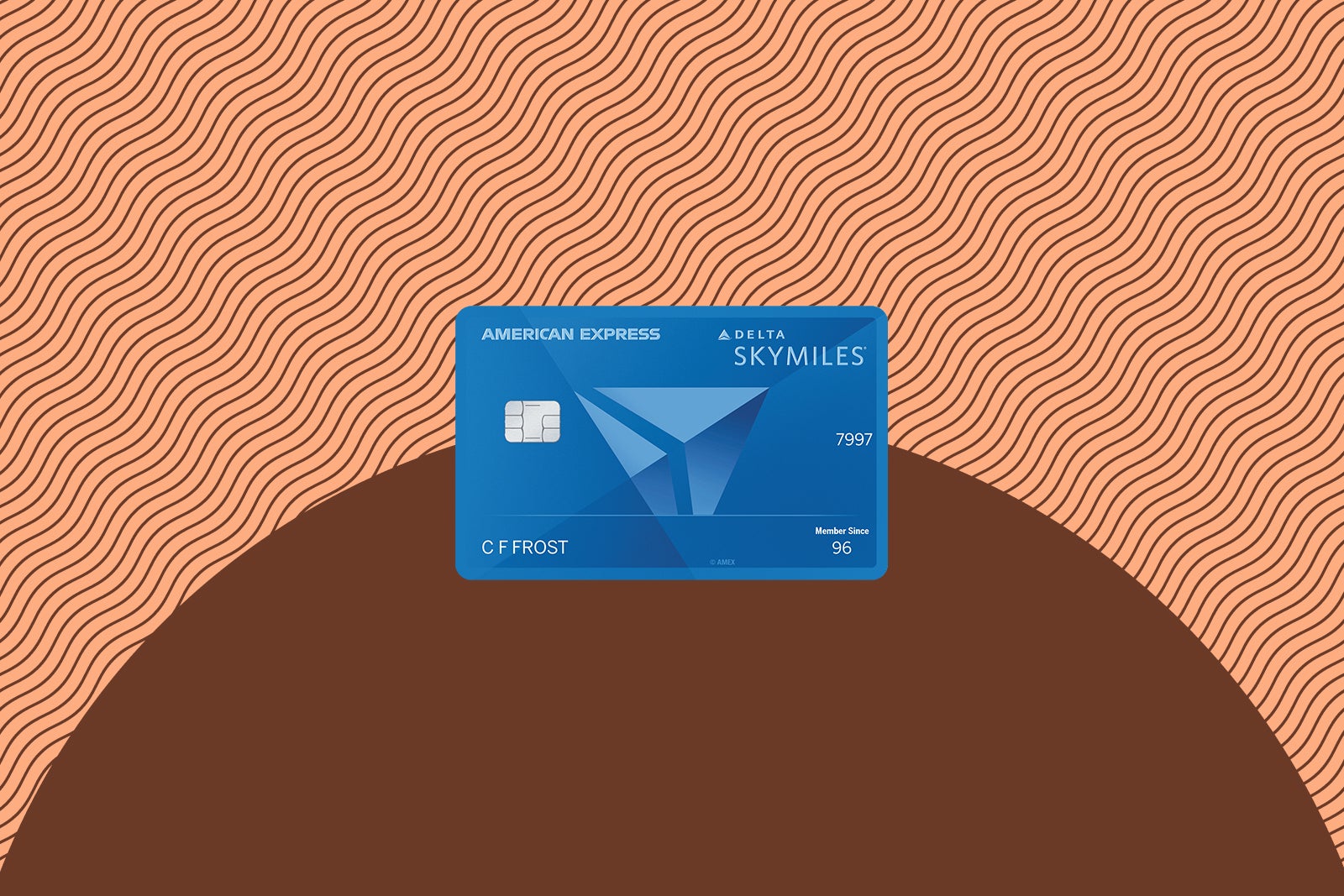 Delta Blue Amex card art