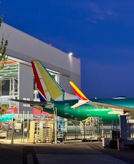 Boeing view Hyatt Regency Renton