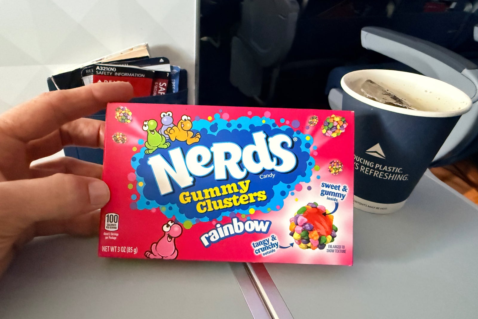 Nerds candy on Delta Air Lines flight. CLINT HENDERSON:THE POINTS GUY