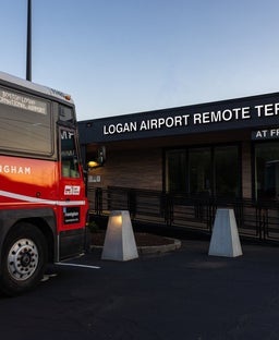 Some flyers at Boston Logan airport can soon clear security in the suburbs
