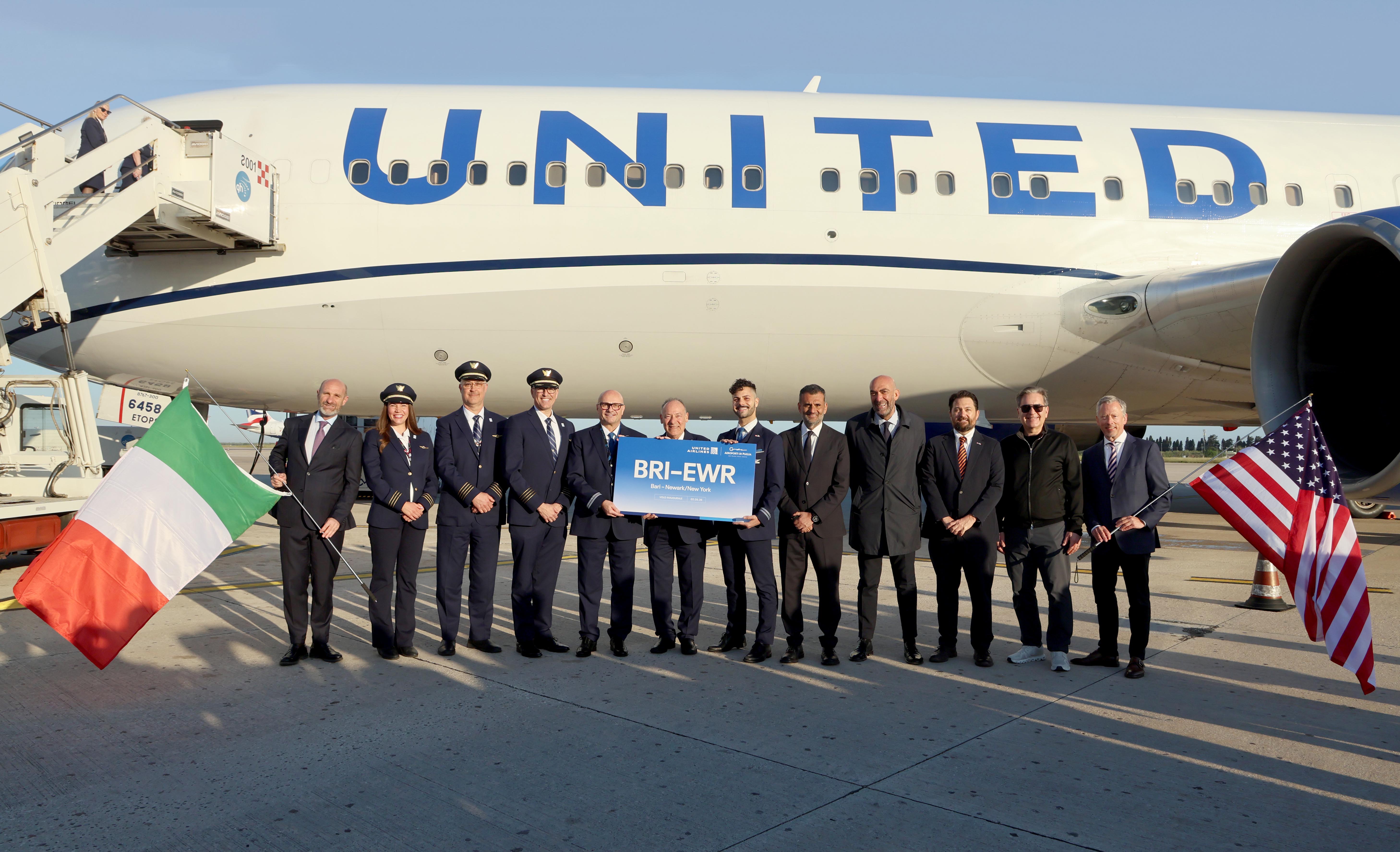 United Airlines Launches First-Ever Flight to Bari, Italy