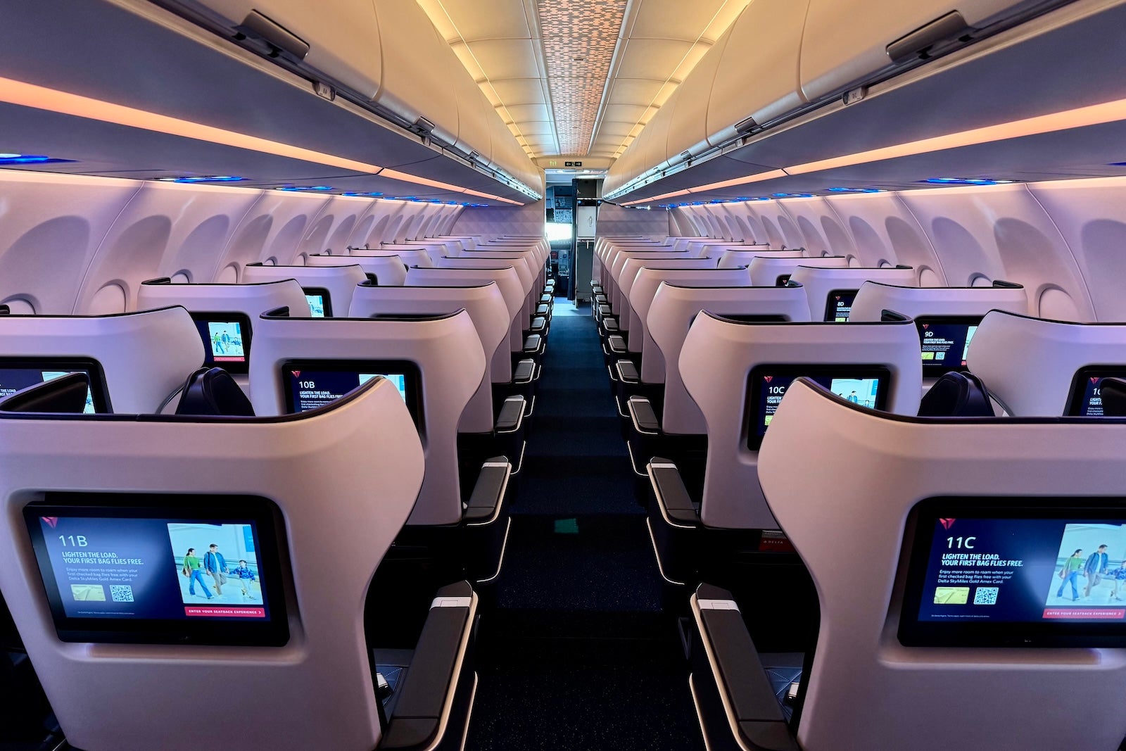 Delta Introduces 44 First-Class Seats on New Airbus
