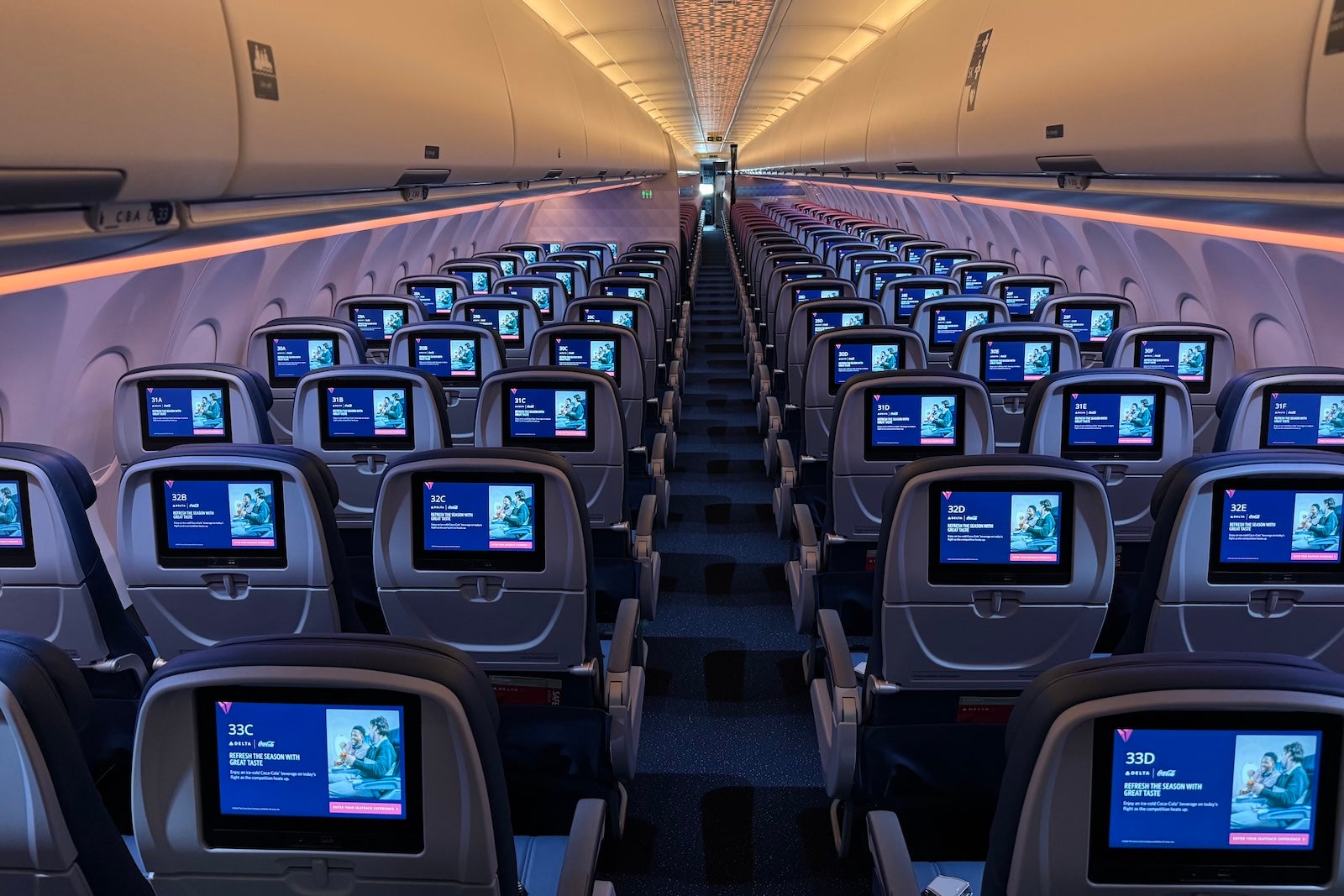 Delta main cabin