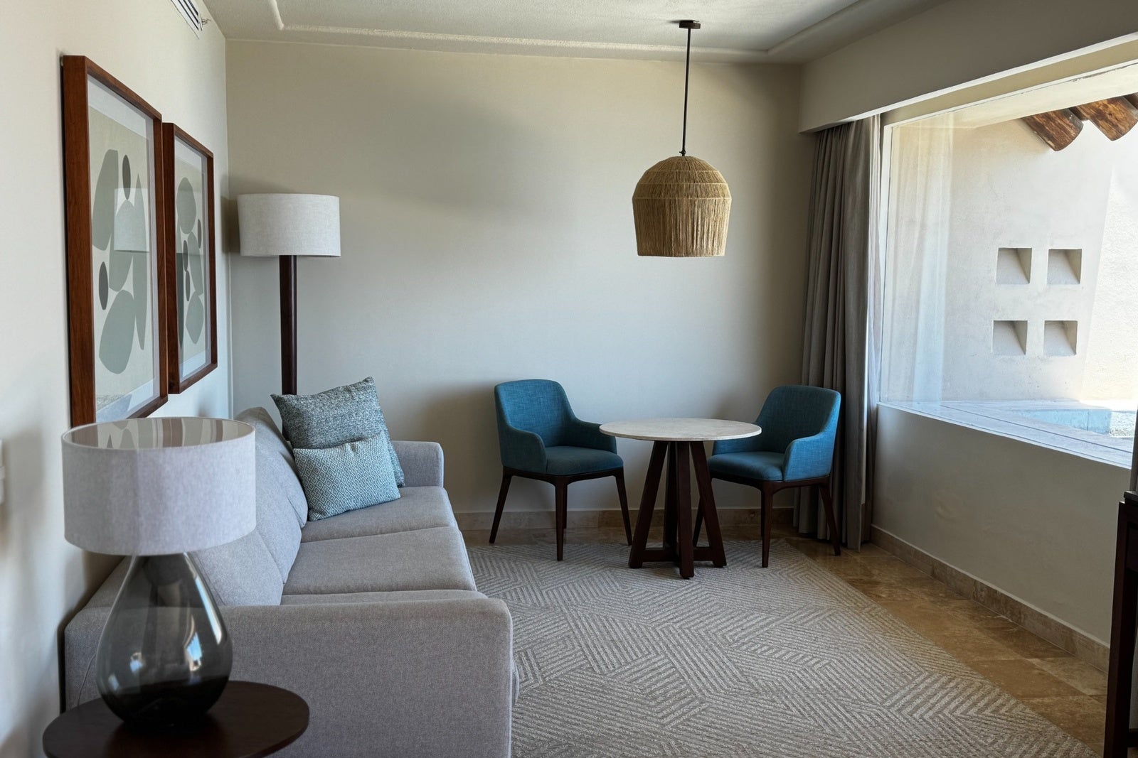 Living room space at Westin Playa Vallarta