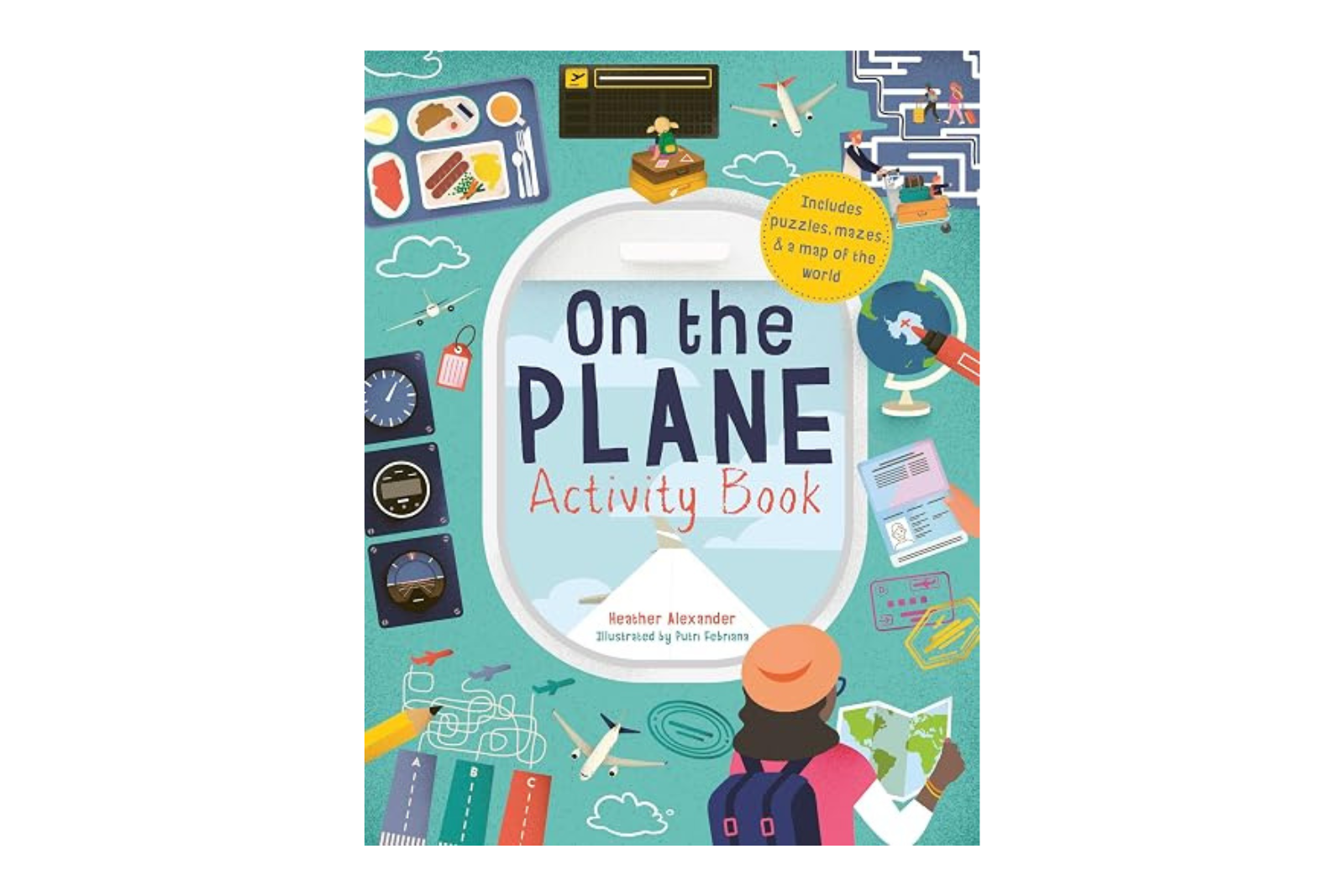 On the plane activity book