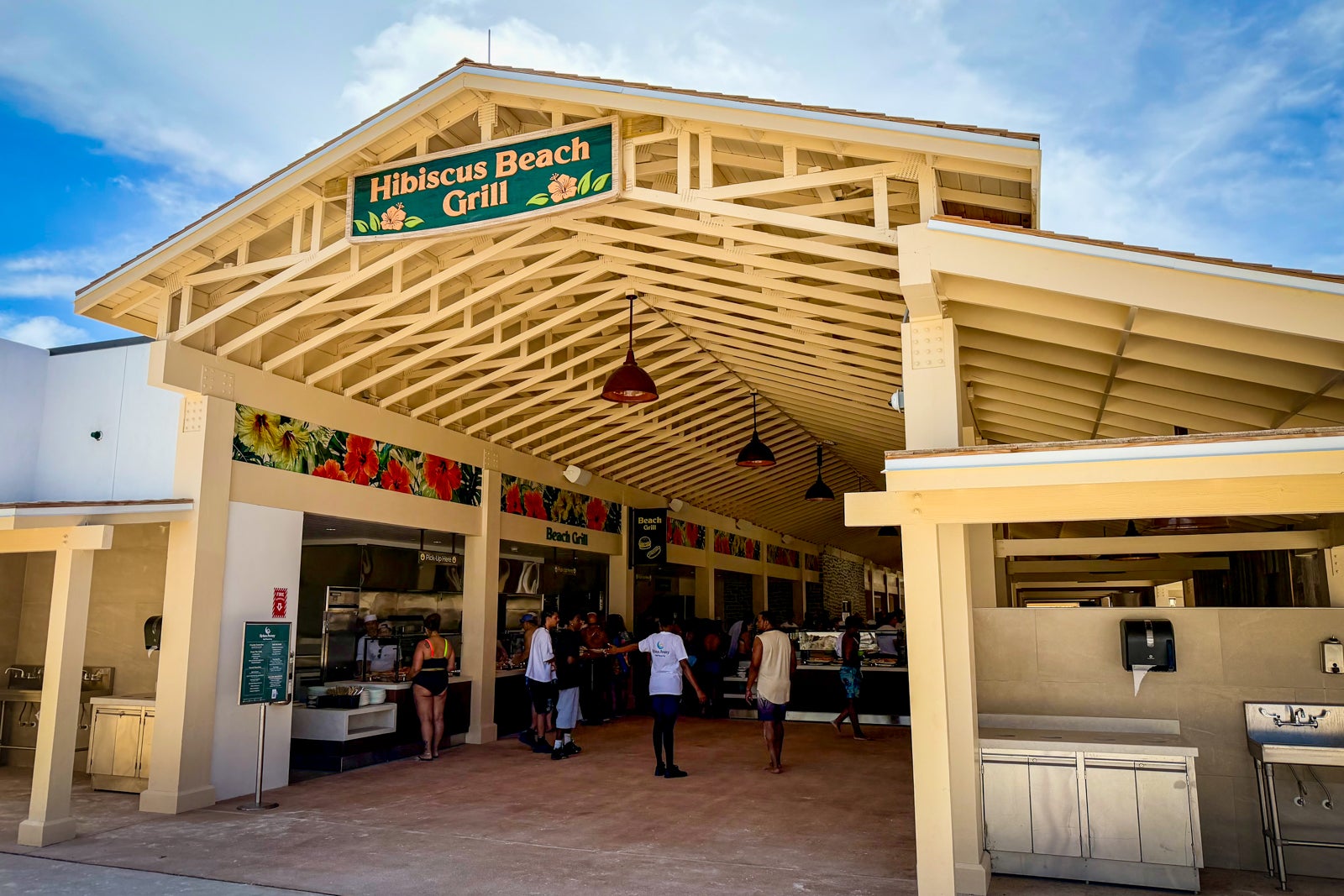 The Hibisicus Beach Grill at RelaxAway, Half Moon Cay.