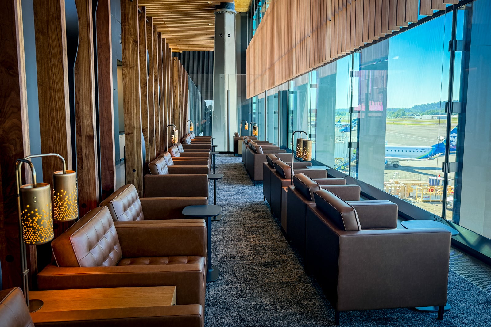 Alaska Lounge at Portland International Airport