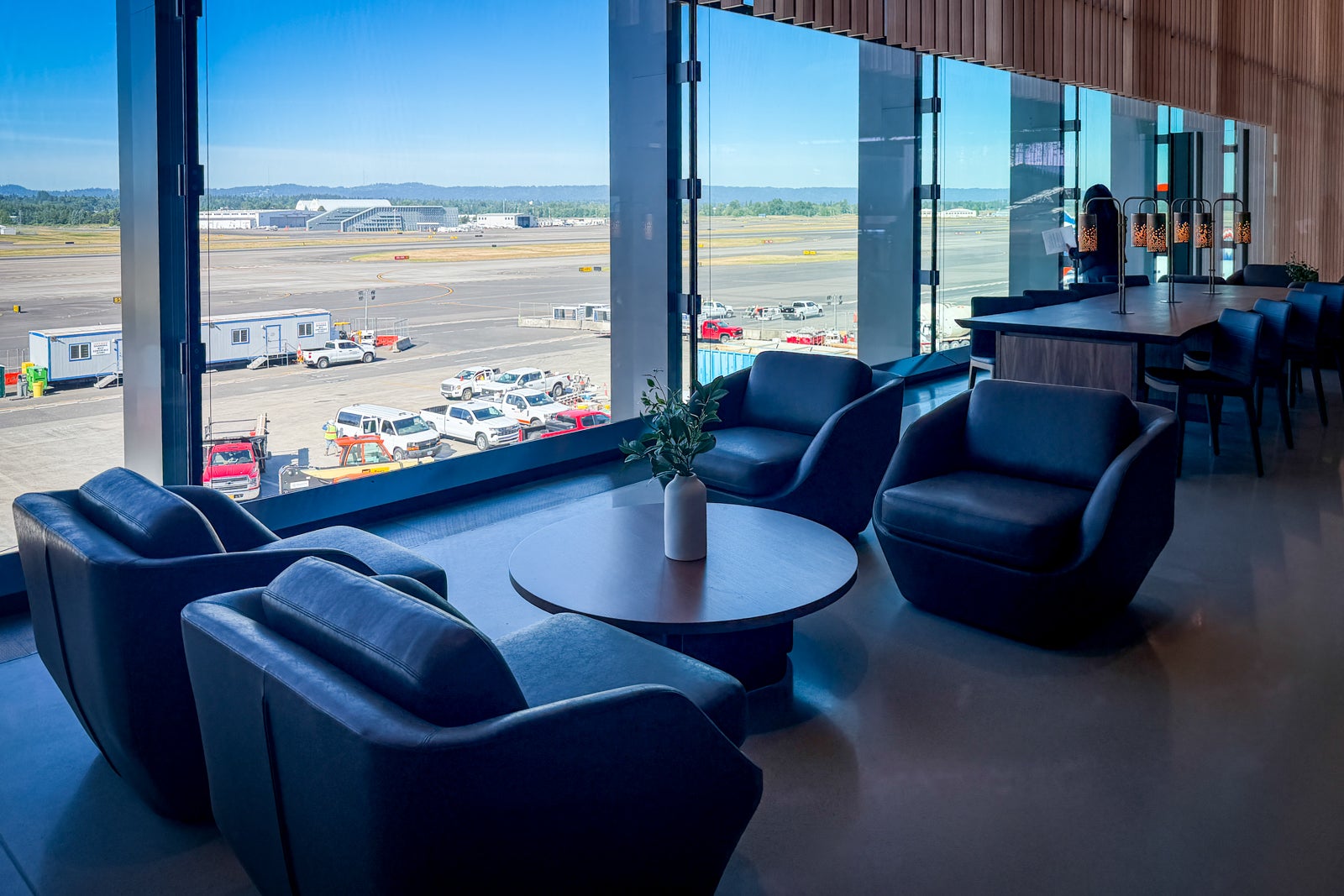 Alaska Lounge at Portland International Airport