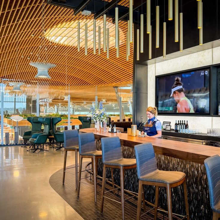 First look: Alaska Airlines' new Portland lounge is a love letter to the Pacific Northwest