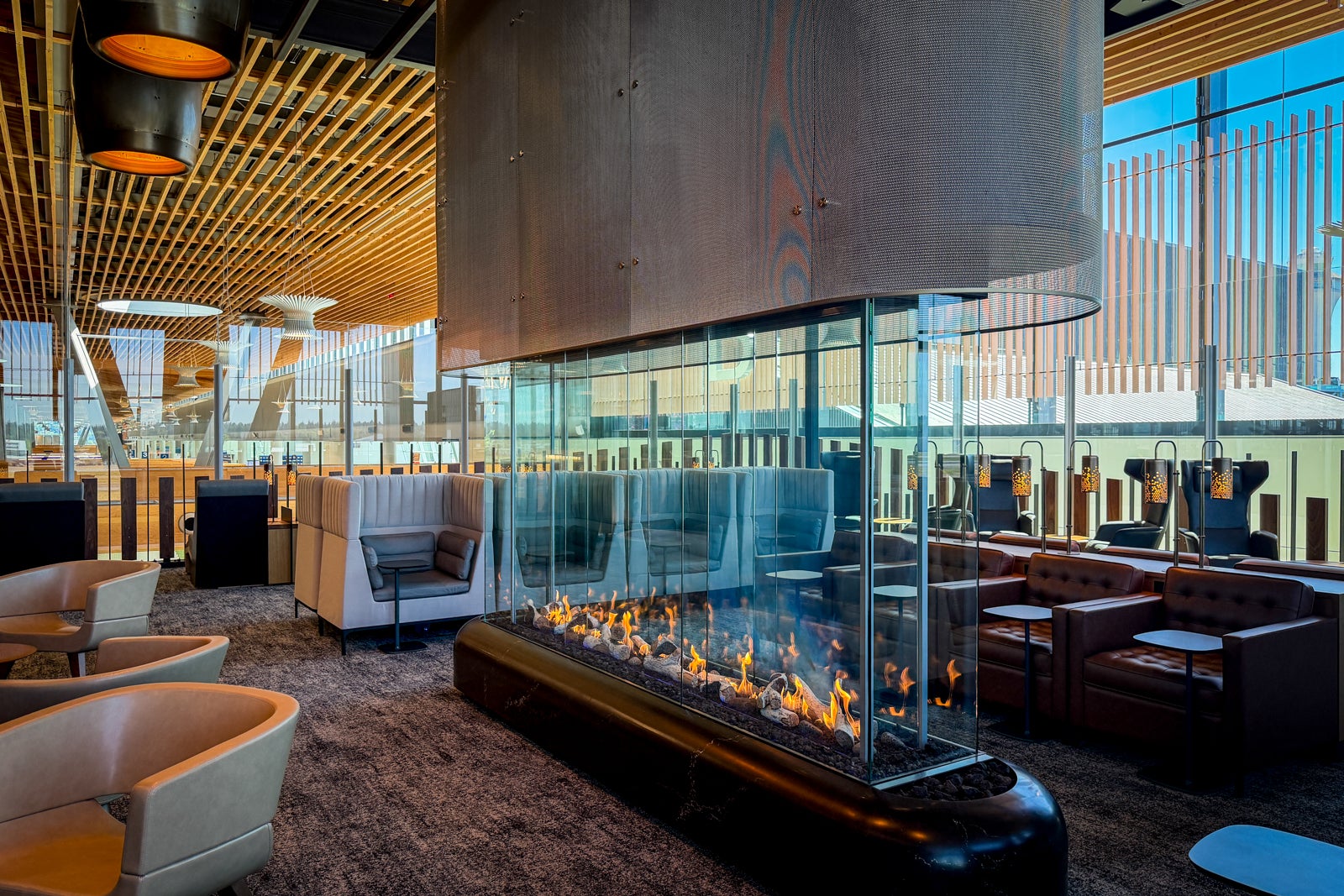 Alaska Lounge at Portland International Airport
