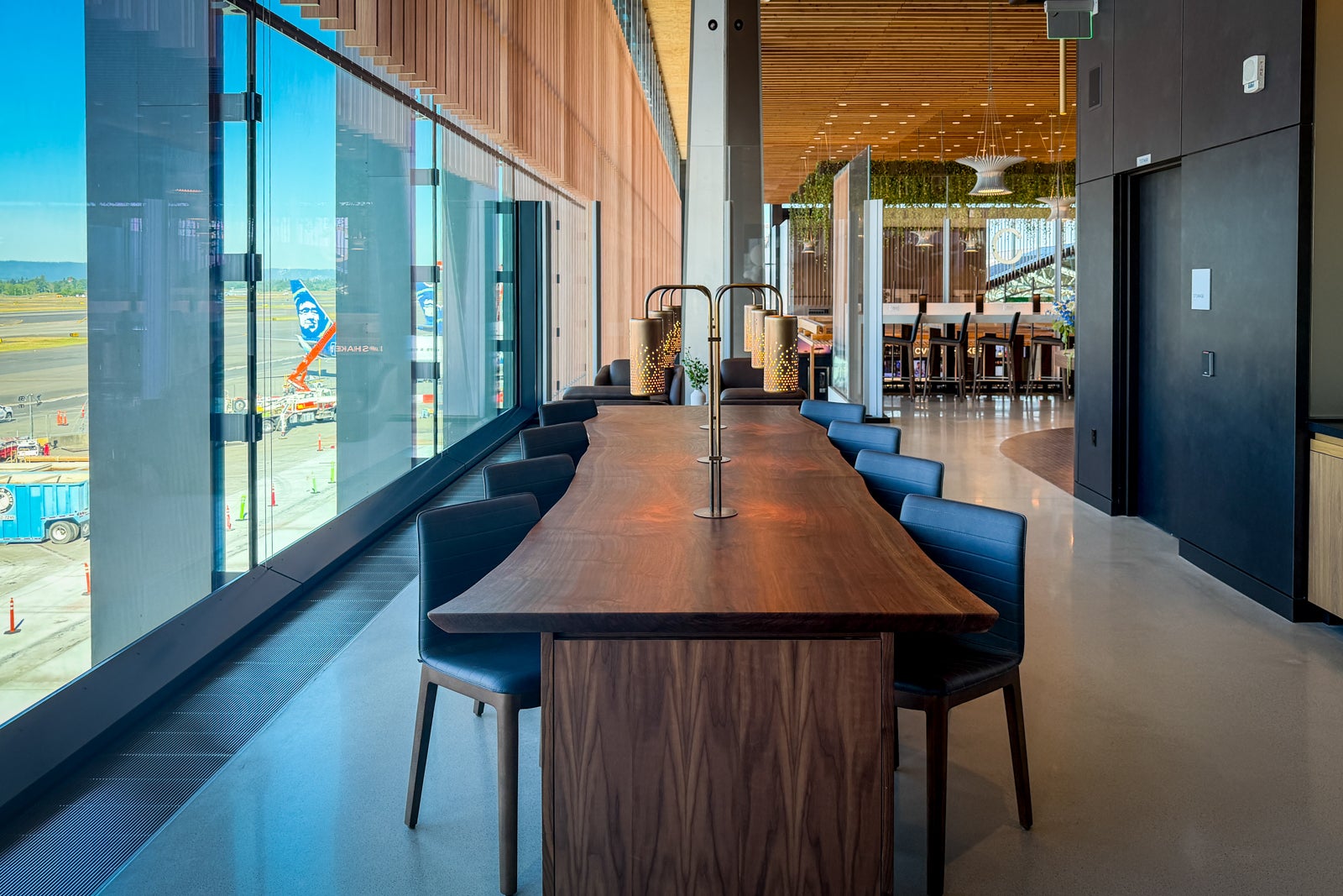 Alaska Lounge at Portland International Airport