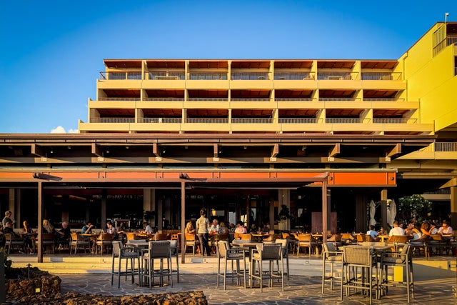 Mauna Kea Beach Hotel Cafeteria, City, Indoors, Person, Restaurant, Shoe, Urban, Cafe
