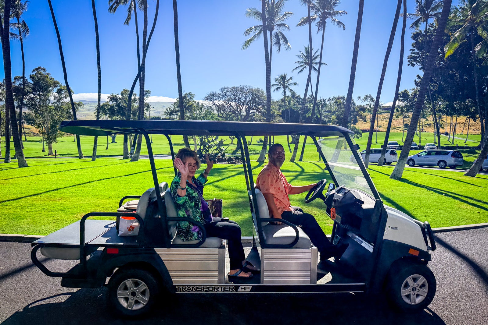 Mauna Kea Beach Hotel Adult, Car, Female, Male, Man, Person, Transportation, Vehicle, Woman, Accessories