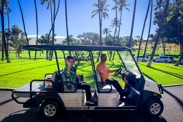 Mauna Kea Beach Hotel Adult, Car, Female, Male, Man, Person, Transportation, Vehicle, Woman, Accessories