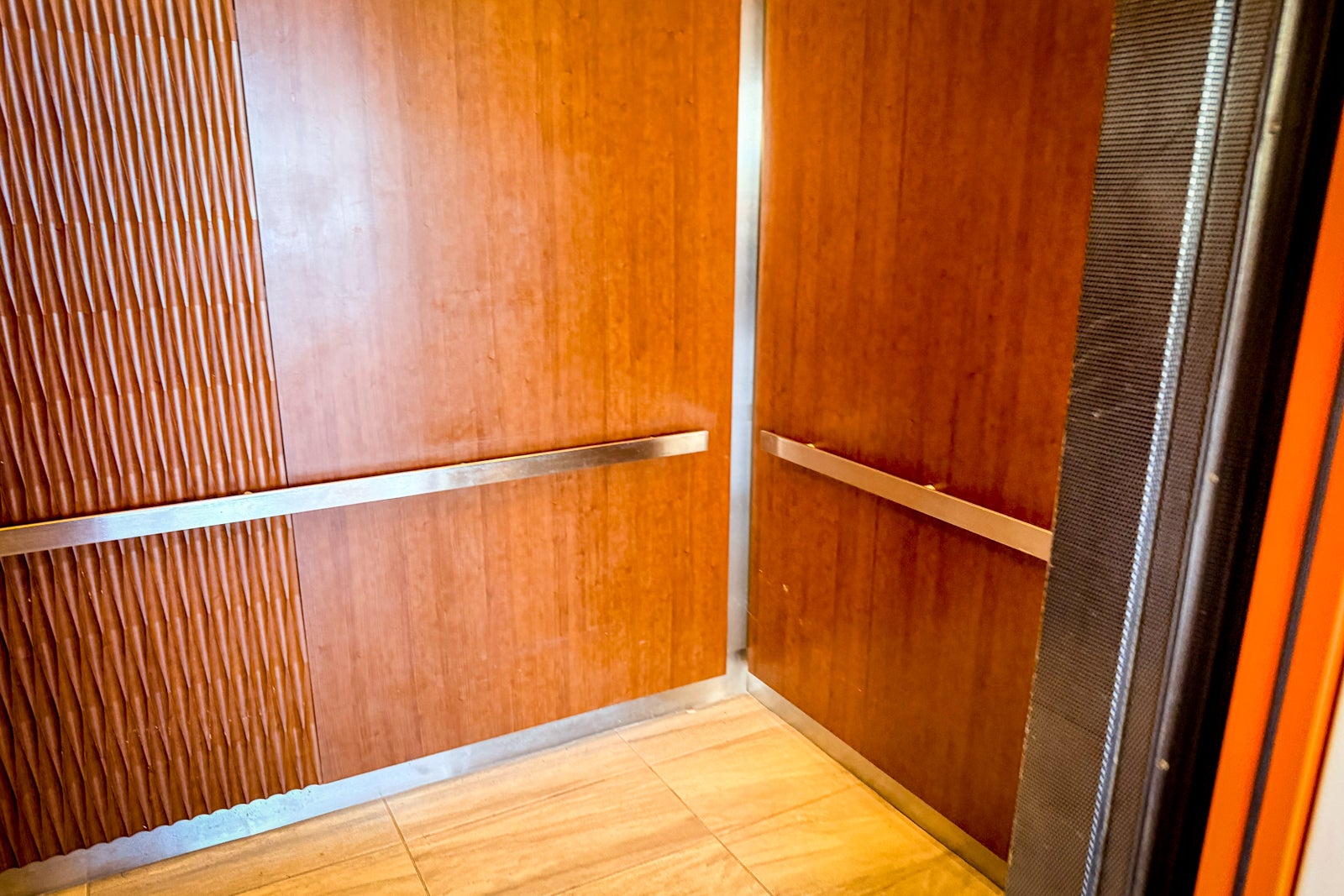 Mauna Kea Beach Hotel Indoors, Interior Design, Wood, Wood Panels, Elevator