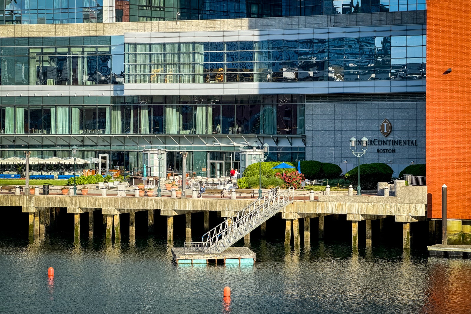 InterContinental Boston's water taxi stop.