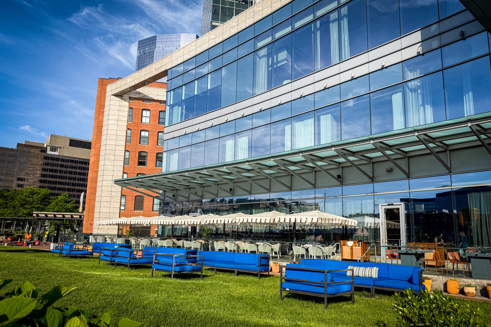Matria outdoor patio at InterContinental Boston.