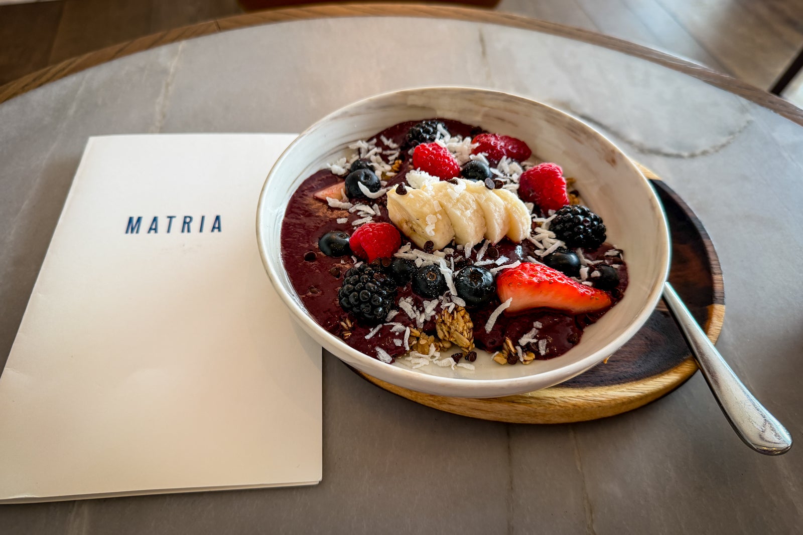 Breakfast at Matria, InterContinental Boston.