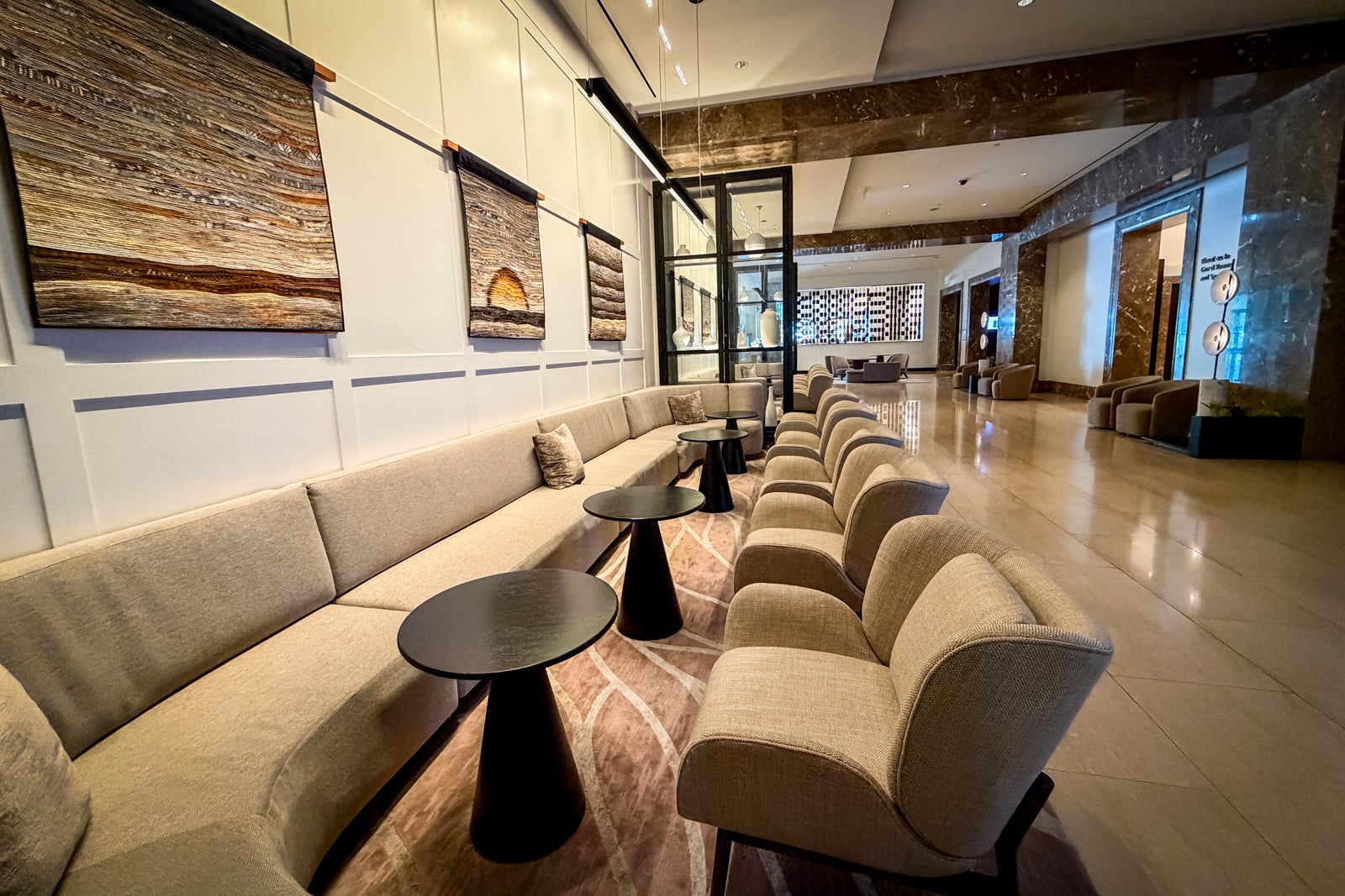 InterContinental Boston lobby.