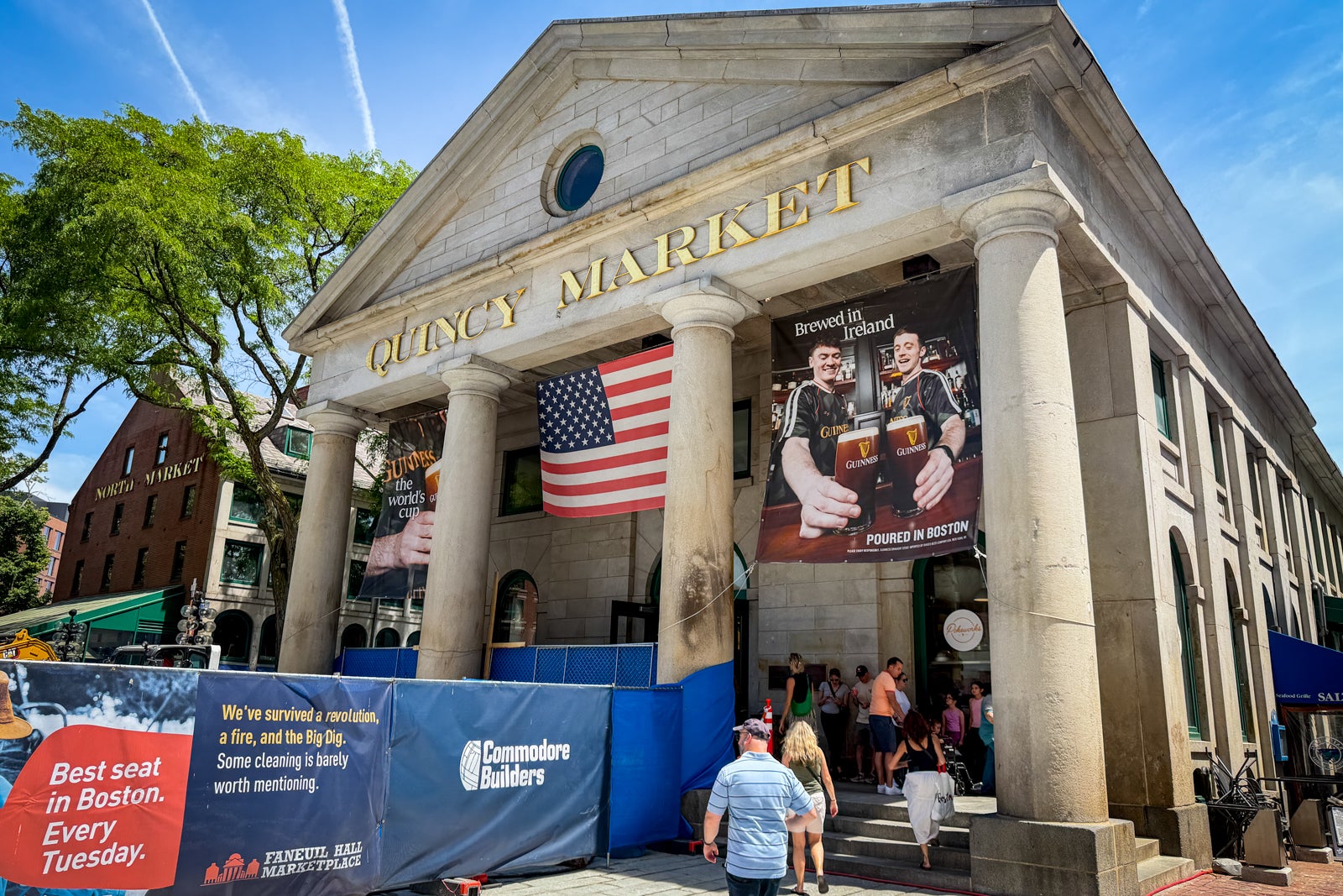 Boston's Quincy Market.
