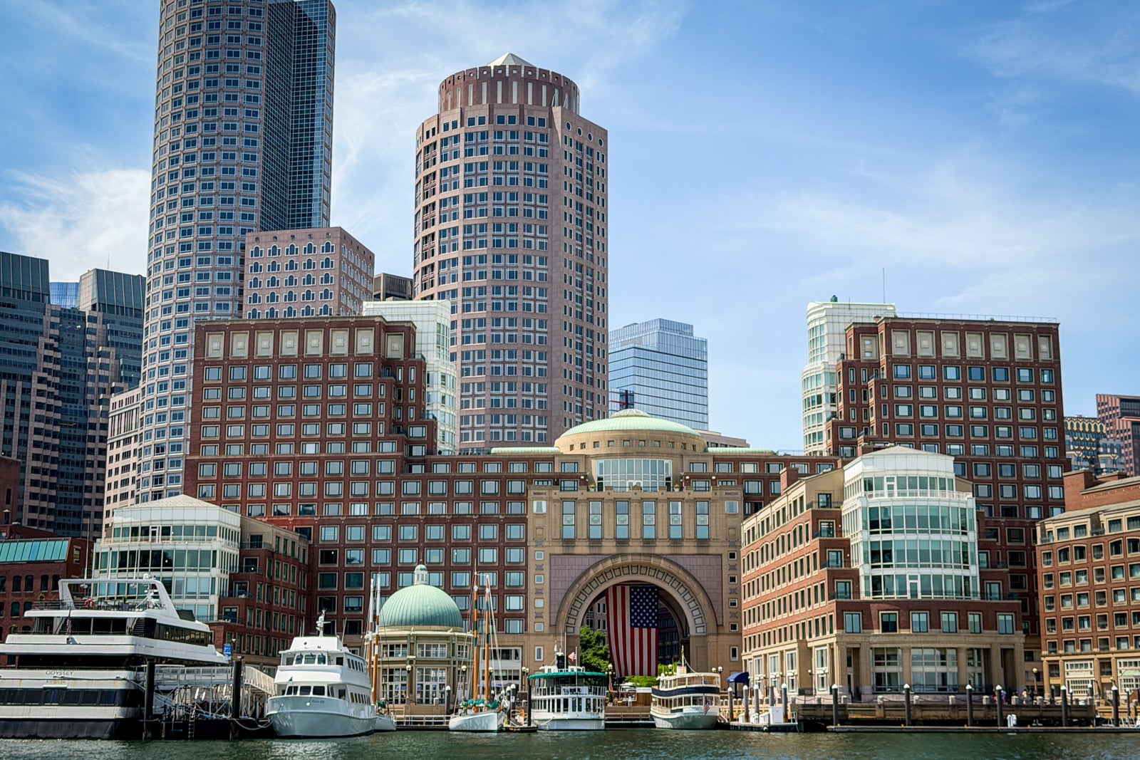 View of Boston's Seaport area.
